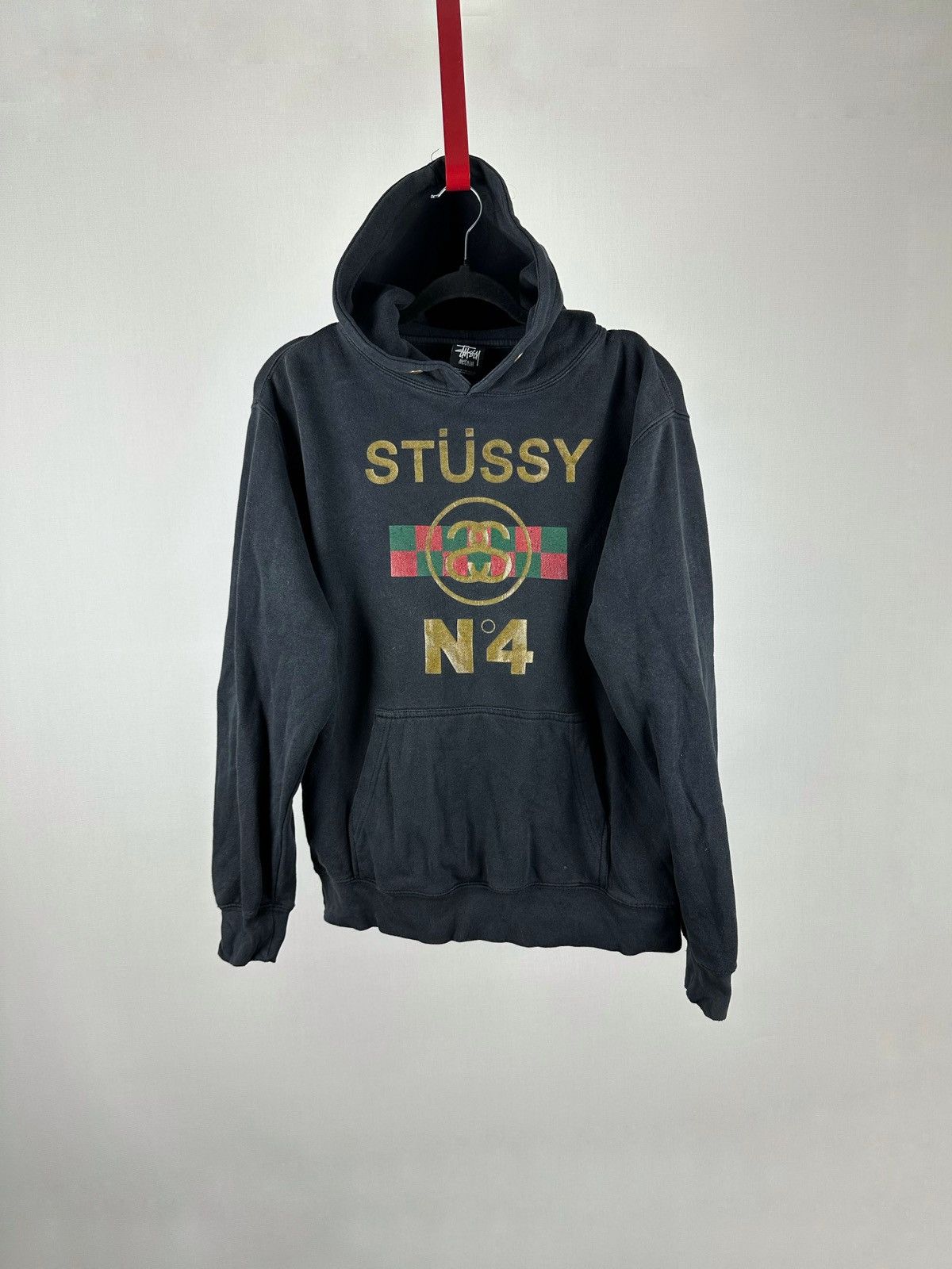 Stussy Vintage Stussy N4 Logo Pullover Hoodie Mens Size M Size US M / EU 48-50 / 2 - 5 Thumbnail