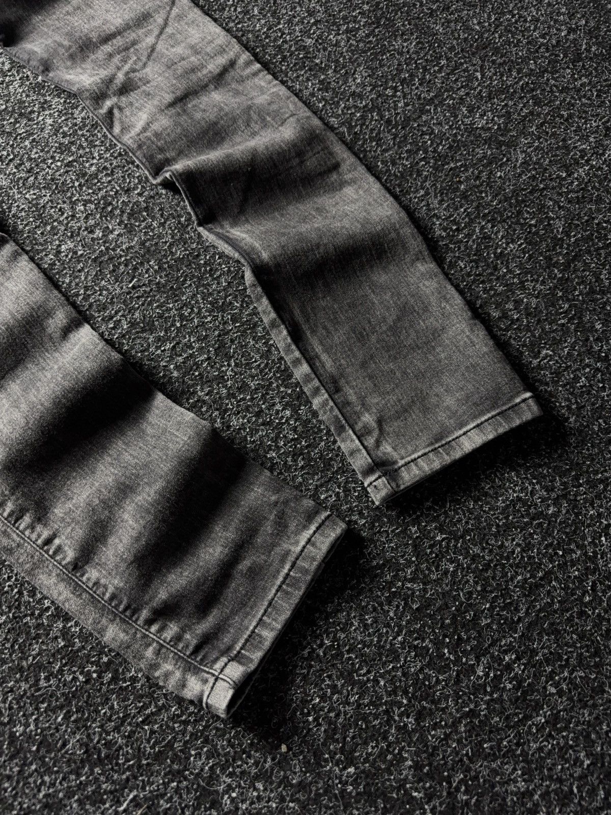 Diesel 00s Diesel Skinzee-Ne Grey Denim+Sweat Super Skinny Jeans Size 28" / US 6 / IT 42 - 14 Thumbnail