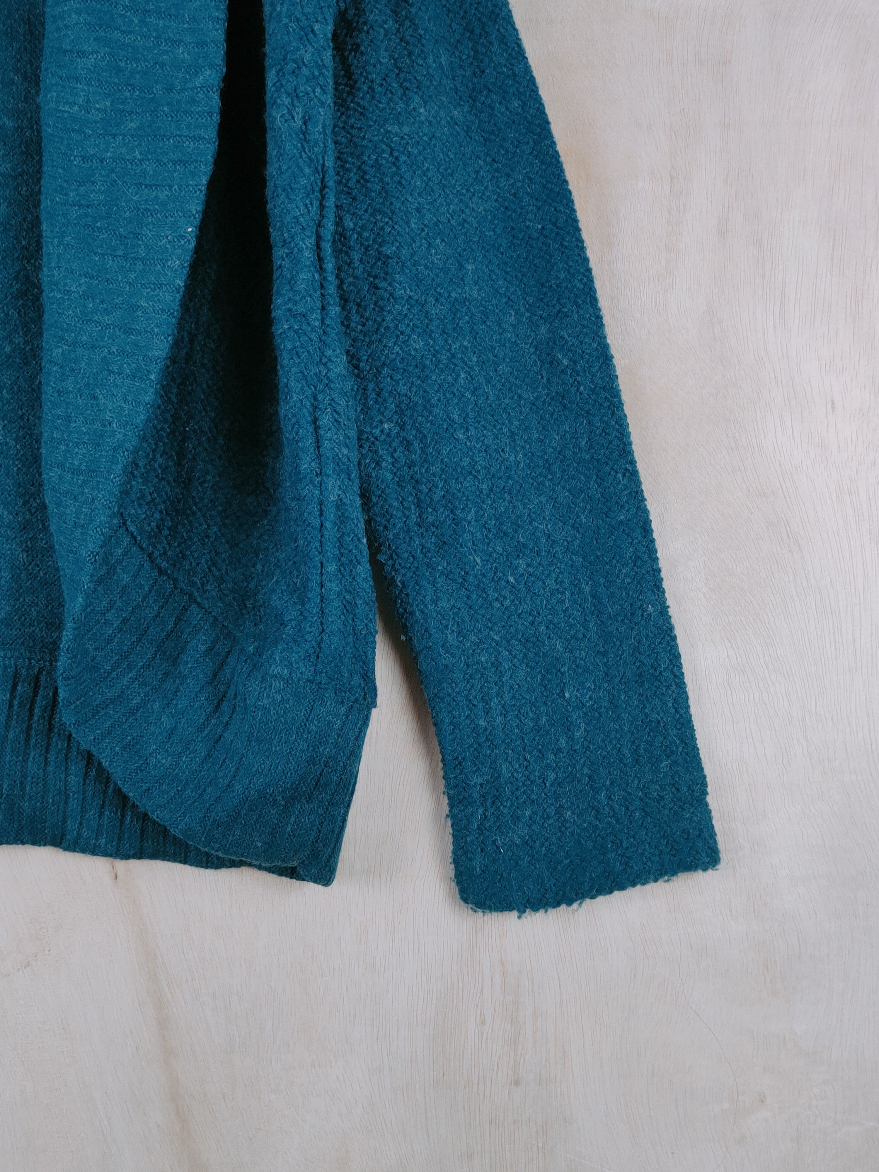 Japanese Brand Uniqlo Emerald Knitwear Cardigan #S2483 Size M / US 6-8 / IT 42-44 - 6 Thumbnail