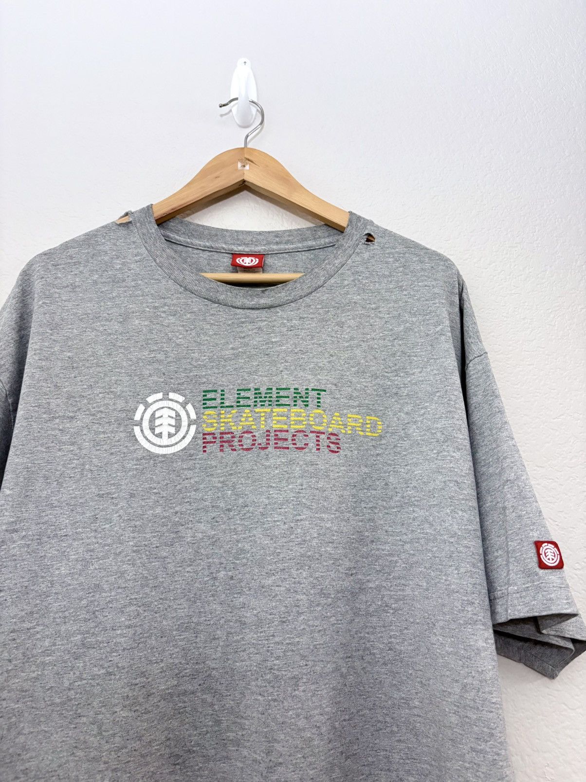 Vintage Vintage 00’s Element Skateboards Distressed Skate Tee Shirt Size US M / EU 48-50 / 2 - 1 Thumbnail