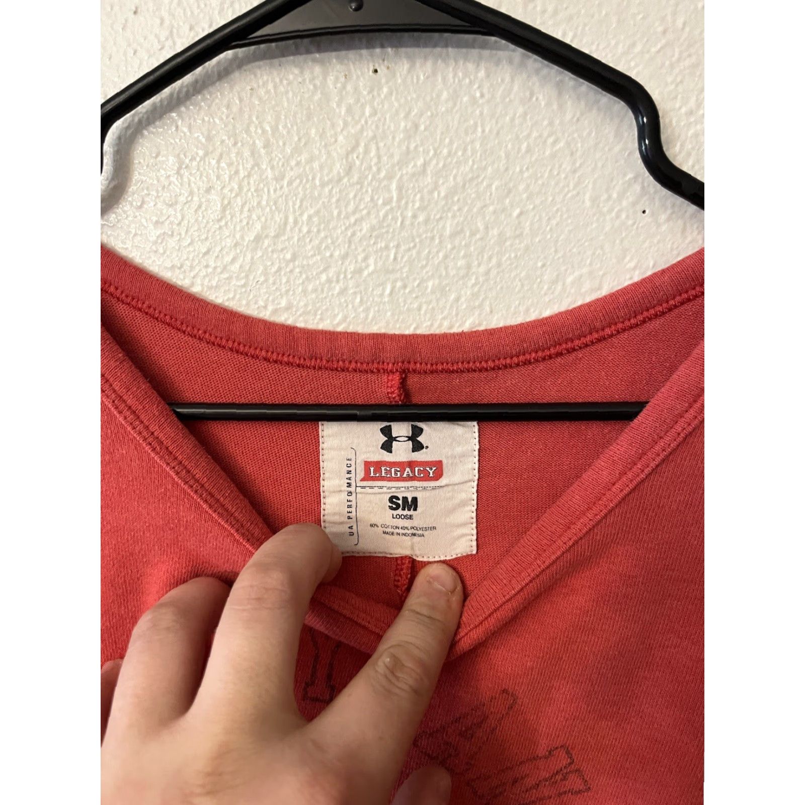 Under Armour Under Armour Legacy Crewneck Sweater Women's Small Red Long Sleeve Athleisure Size S / US 4 / IT 40 - 3 Thumbnail