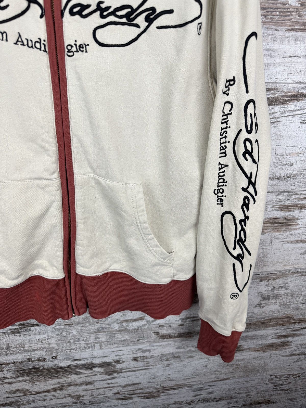 Christian Audigier Mens Vintage Ed Hardy zip hoodie Christian Audigier skeleton Size US S / EU 44-46 / 1 - 7 Thumbnail