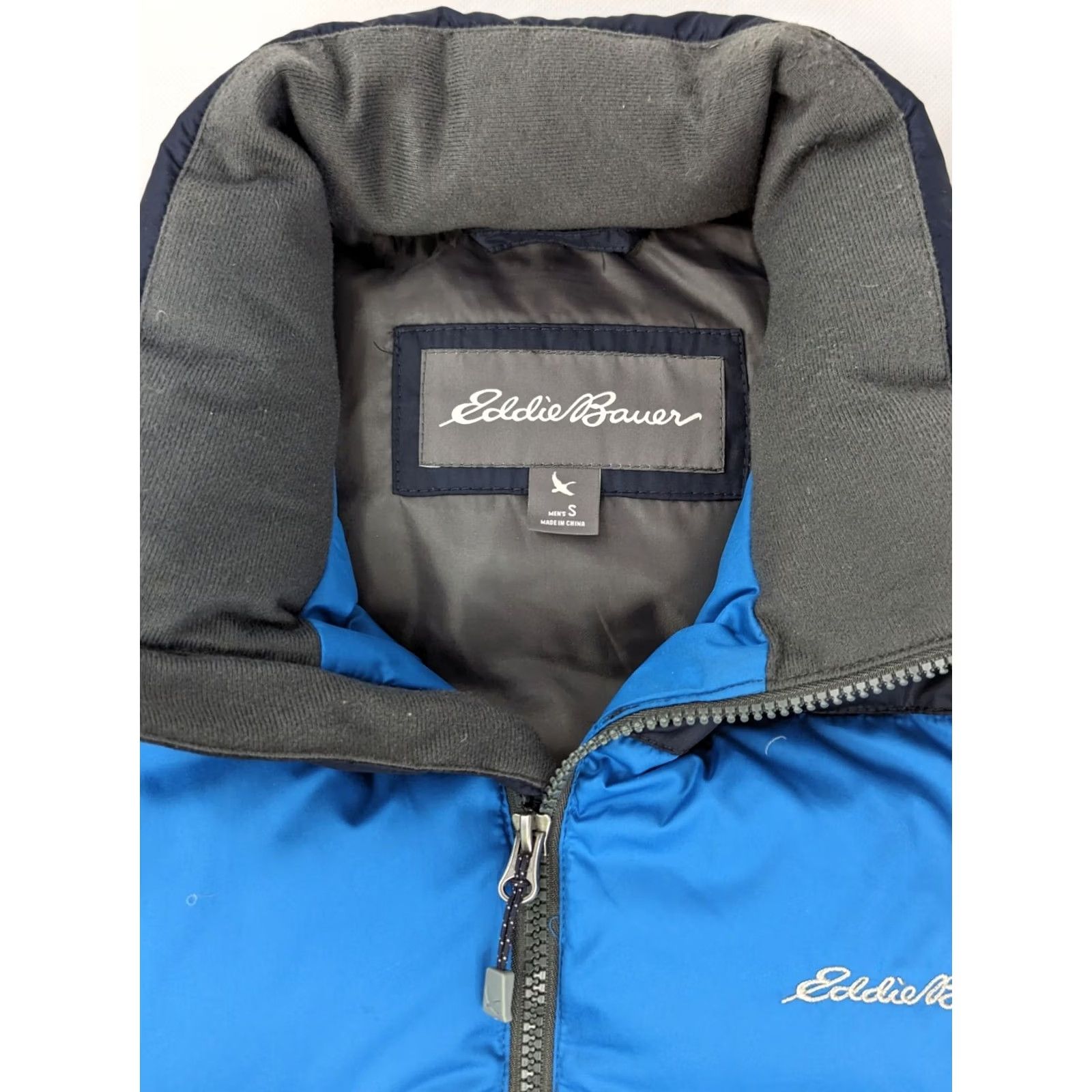 Eddie Bauer Eddie Bauer EB650 Goose Down Vest Men’s Small Black Blue Full Zip Outdoor Vest Size US S / EU 44-46 / 1 - 2 Thumbnail