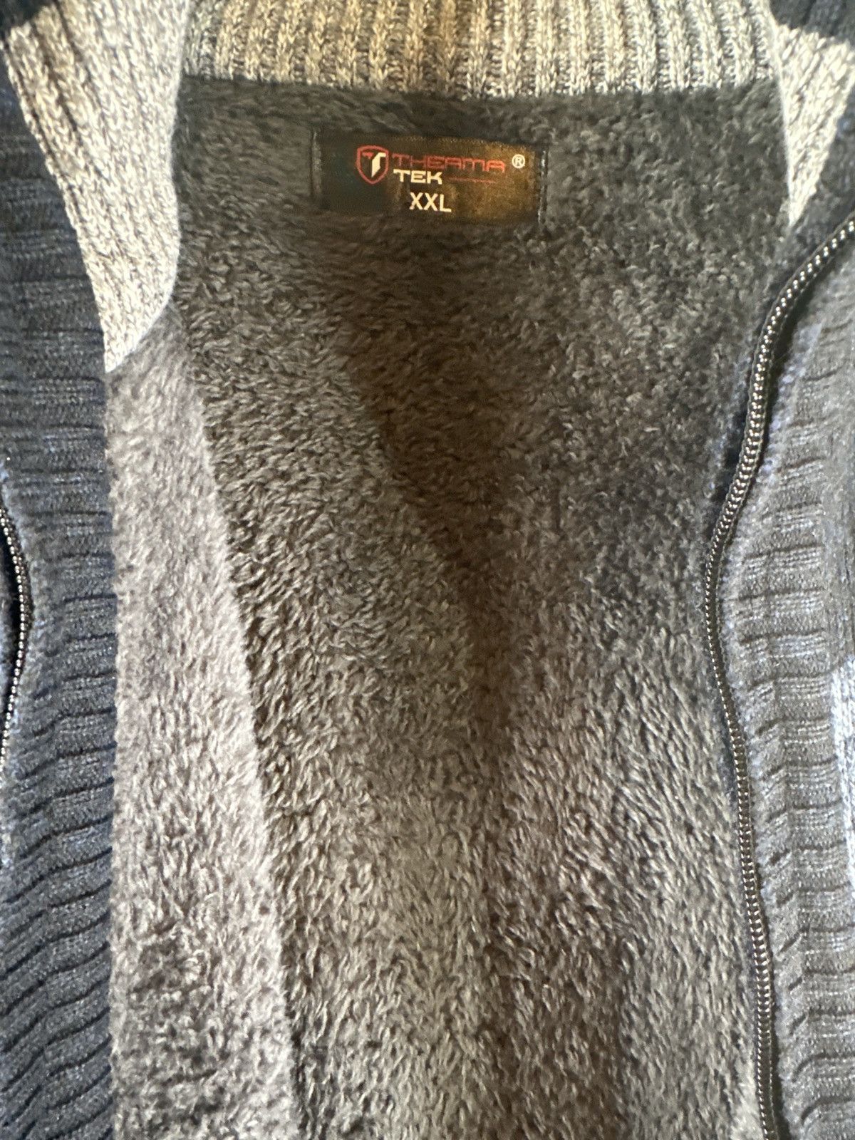 Other Therma-Tek Mock Neck Fur Lined Zip-up Sweater Size US XXL / EU 58 / 5 - 6 Thumbnail