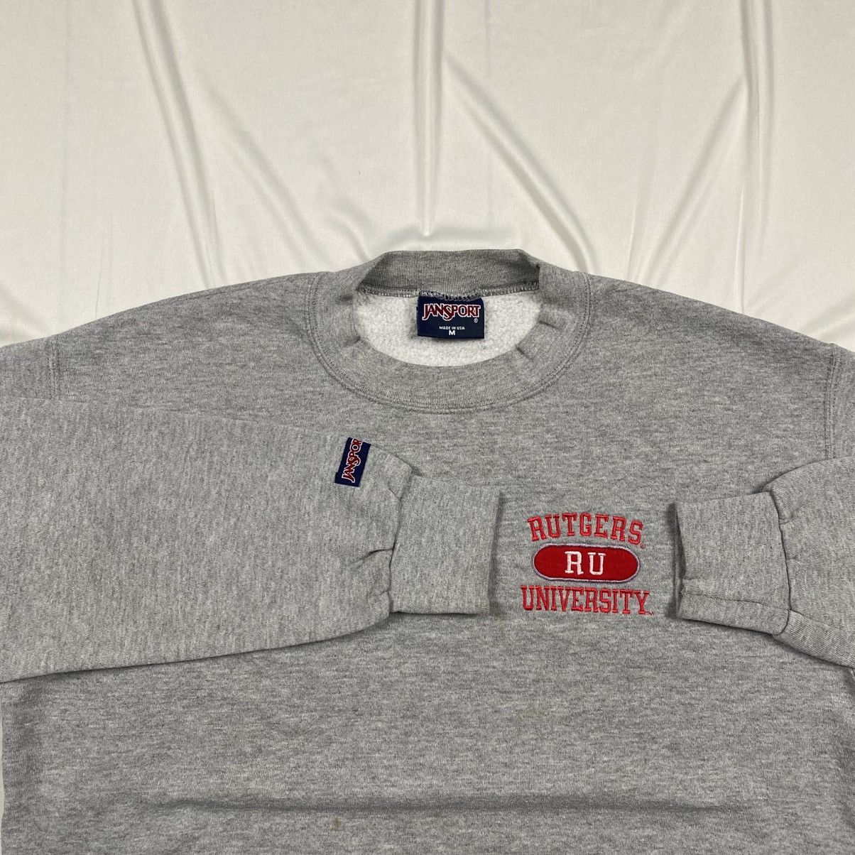 Jansport Rare Vintage 90s Jansport Rutgers University Crewneck Size US M / EU 48-50 / 2 - 1 Thumbnail
