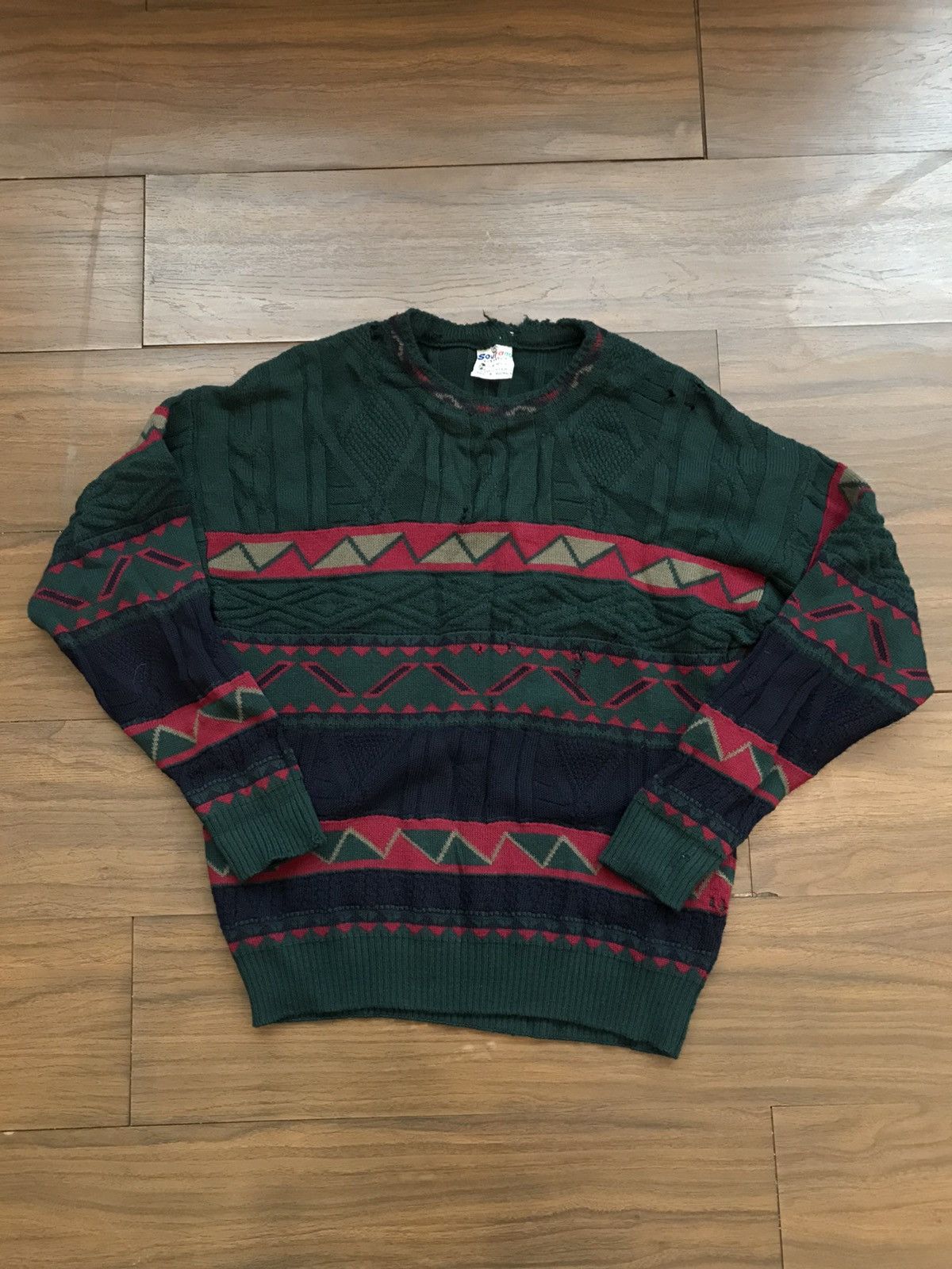 Vintage Vintage Sovrano Knit Sweater Size US XL / EU 56 / 4 - 4 Thumbnail
