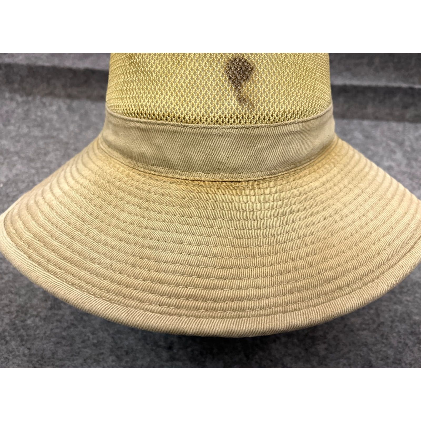 Vintage Dorfman Pacific Bucket Hat Adult Large Beige 100% Cotton Knit Breathable Fishing Hunting Camping Logo Men Hat Size ONE SIZE - 3 Thumbnail