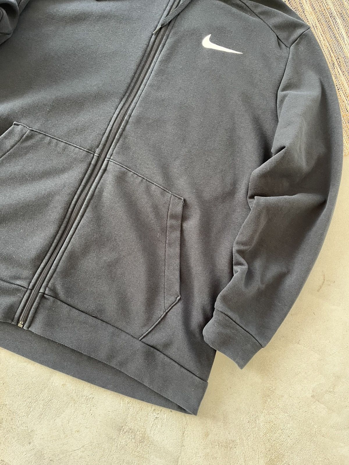 Nike Vintage Nike Zip Hoodie Sportswear Tech Fleece Style Black Size US XL / EU 56 / 4 - 7 Thumbnail