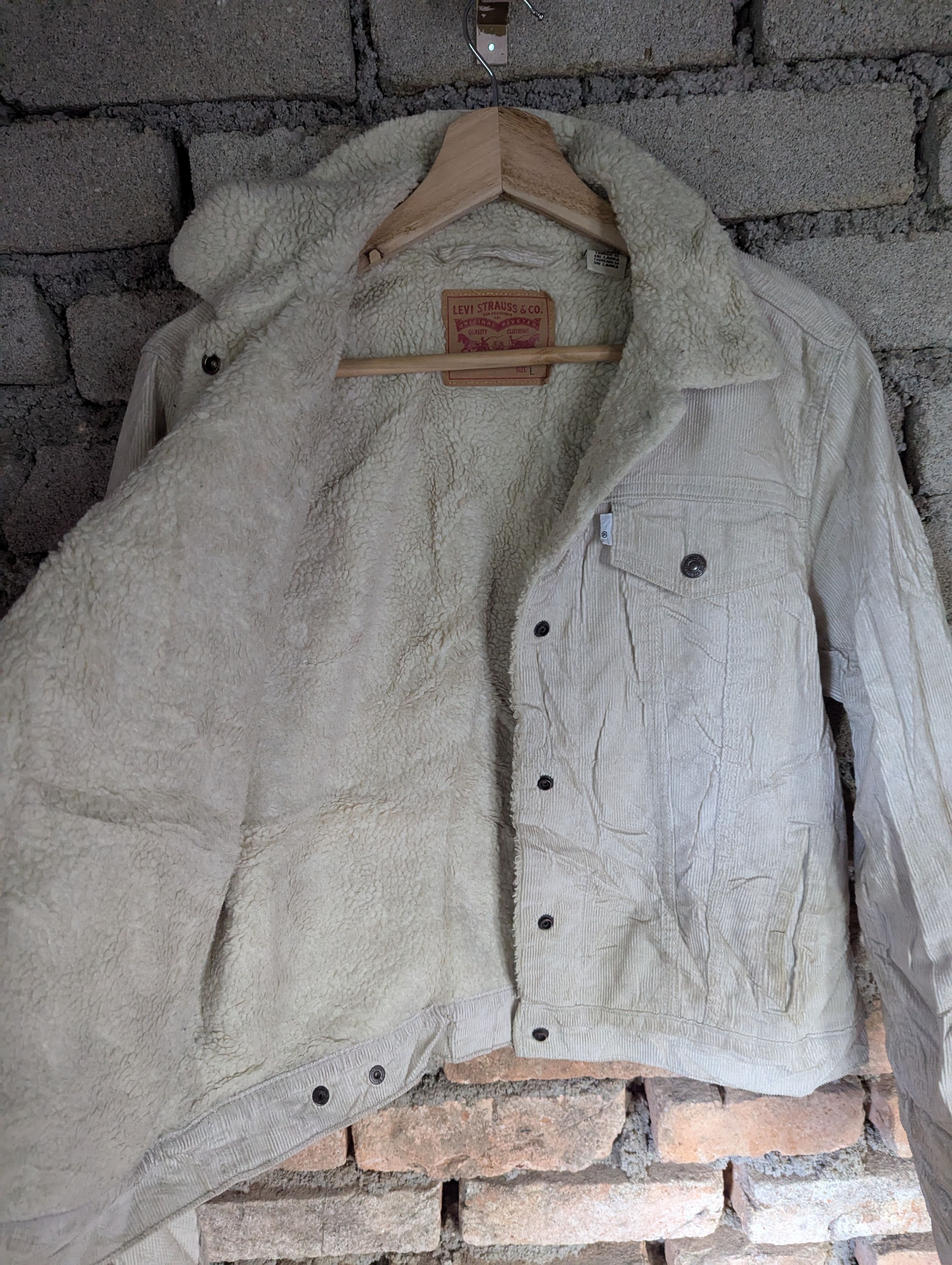 Levi's LEVI'S CORDUROY SNAP BUTTON CROPPED JACKET Size L / US 10 / IT 46 - 8 Thumbnail