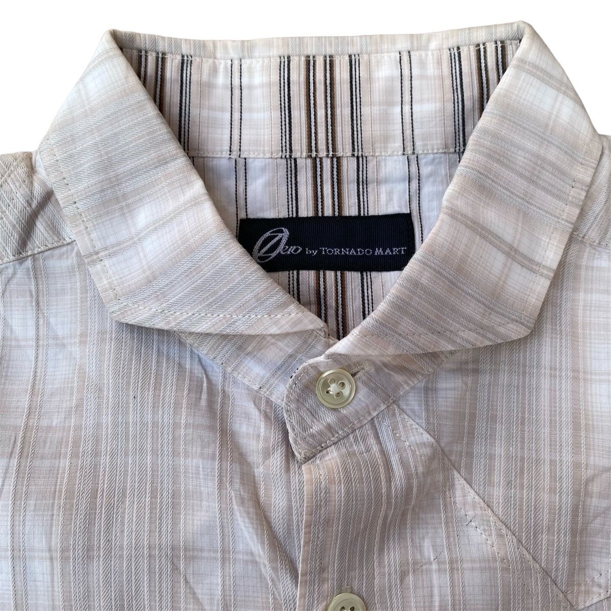 Japanese Brand × Tornado Mart Tornado Mart patchwork Button up Shirt Size US M / EU 48-50 / 2 - 6 Thumbnail