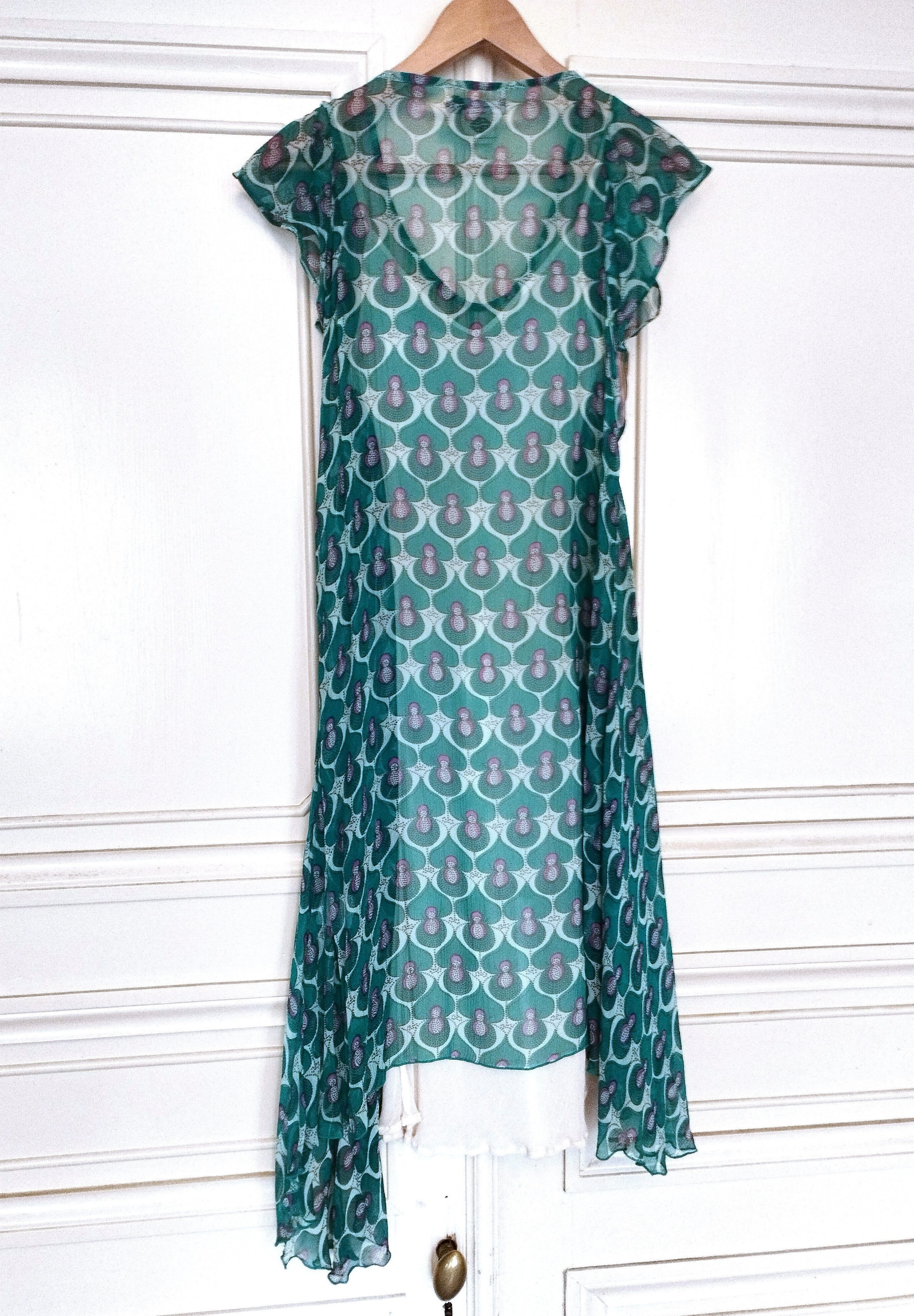 Antik Batik Antik Batik Robe Paon TS Size S / US 4 / IT 40 - 3 Thumbnail