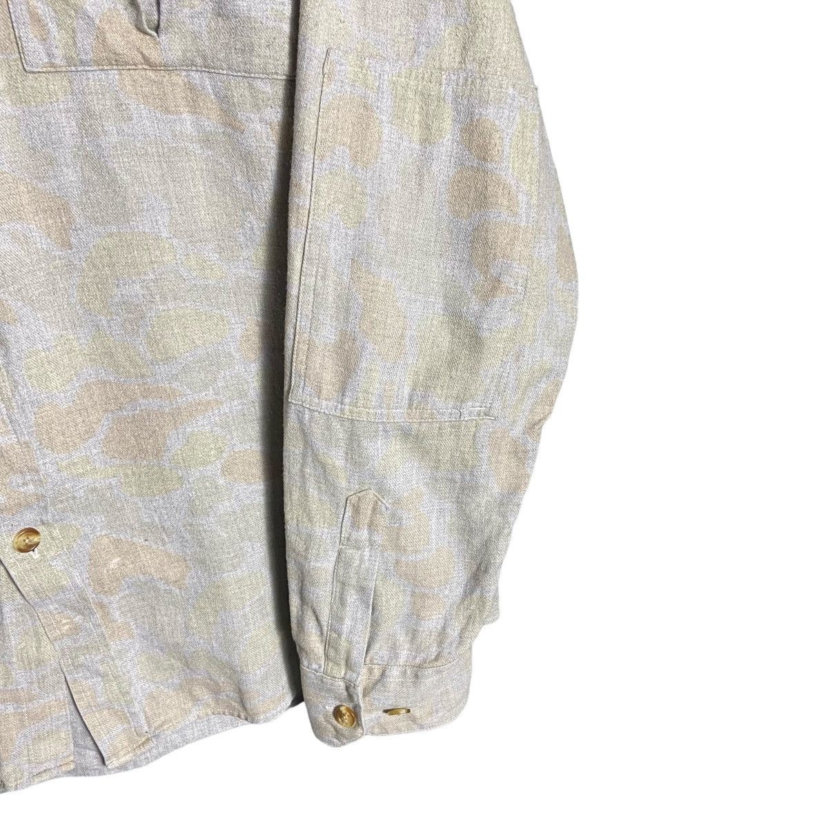 Stussy × Vintage Vintage Stussy Camo Military Pocket Long Sleeve Shirt Size US L / EU 52-54 / 3 - 7 Thumbnail