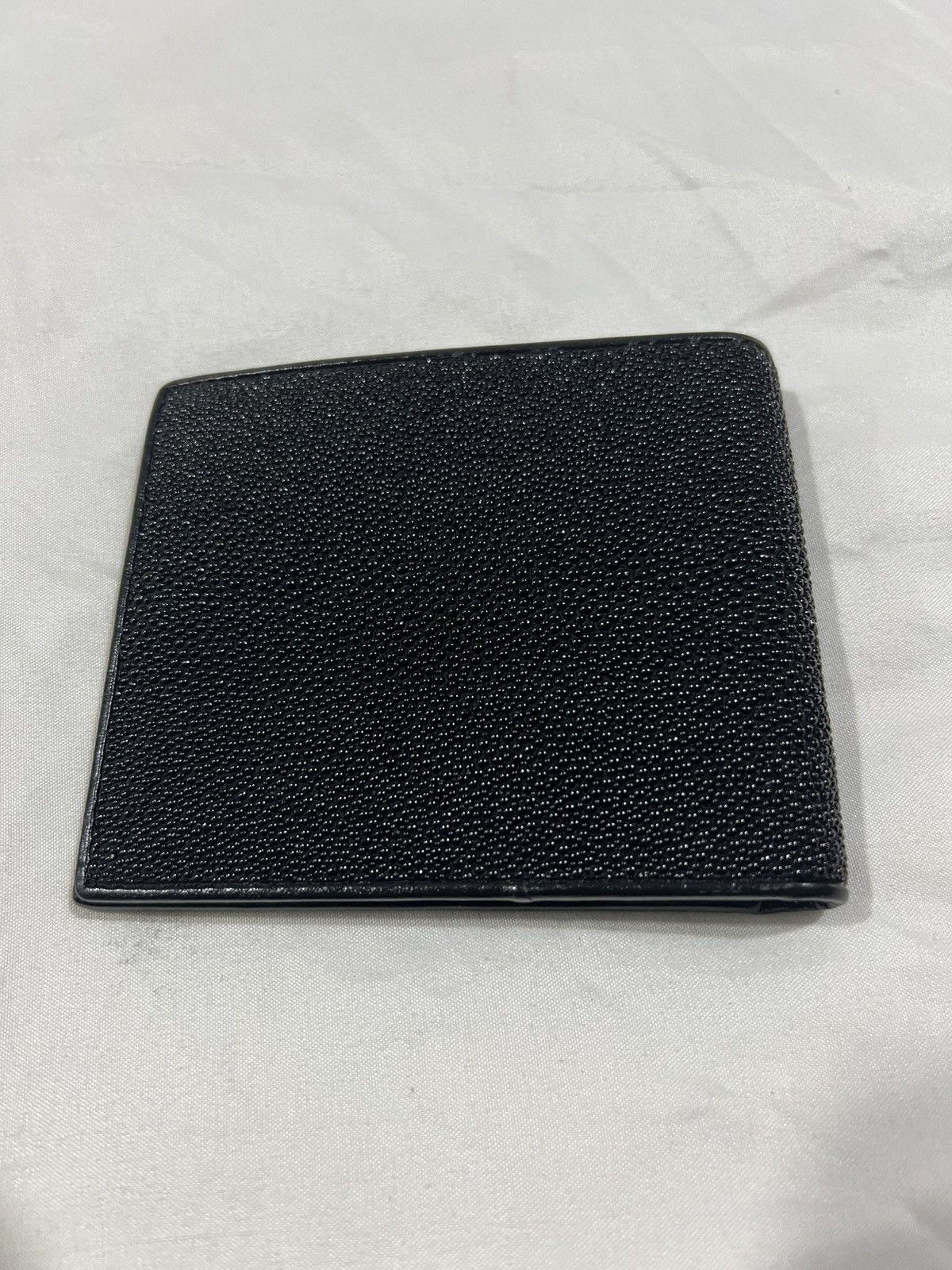 Genuine Leather Exotic Genuine Stingray Skin Leather Bi Fold Wallets Size ONE SIZE - 4 Thumbnail