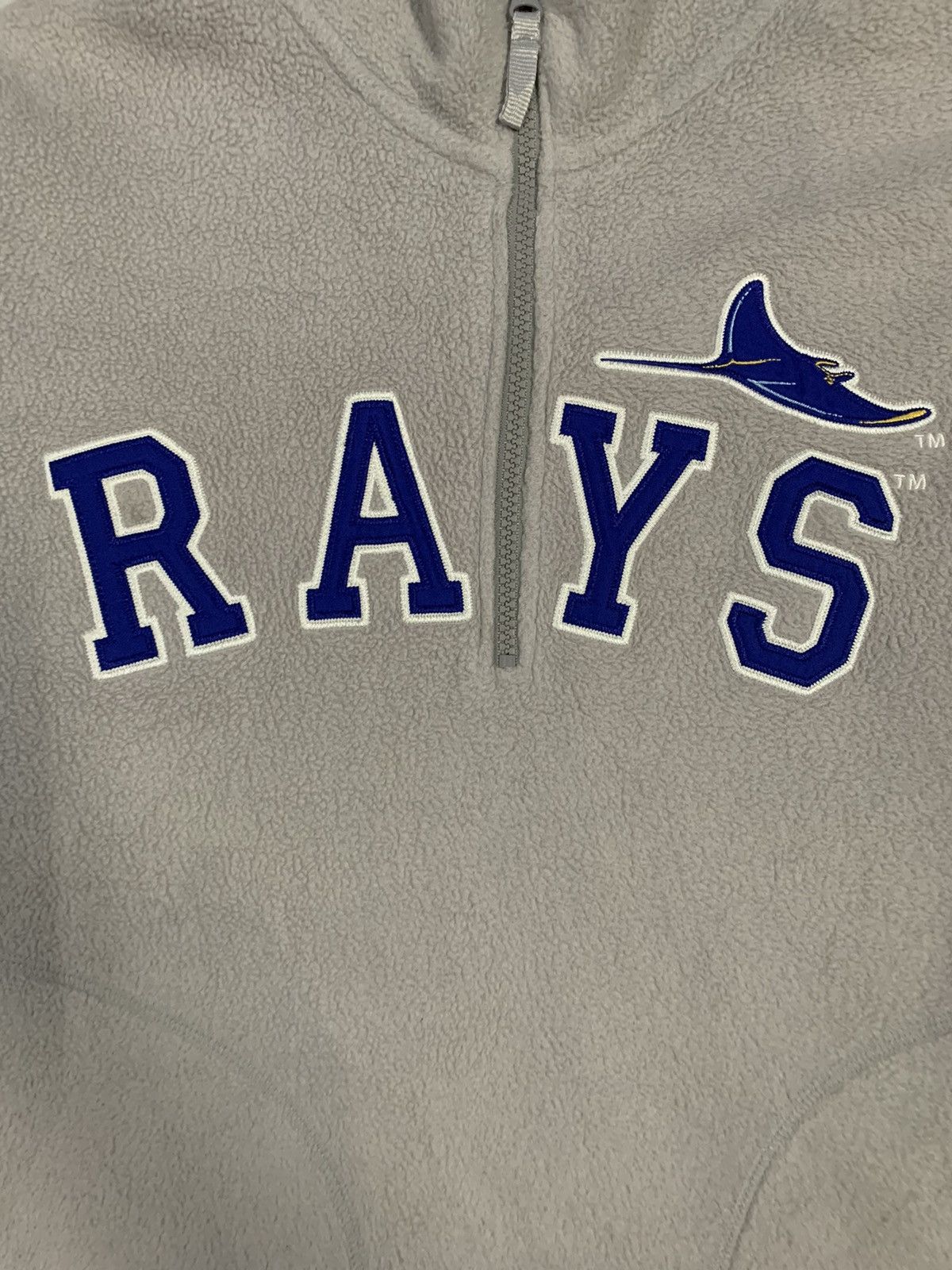 MLB Y2K UNIQLO x MLB Tampa Bay Rays Half Zip Fleece Sweatshirt Size US L / EU 52-54 / 3 - 7 Thumbnail