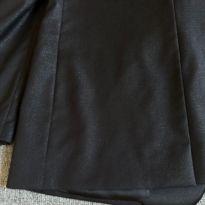 Dior Dior Rhinestone silk sword collar wool suit Size 54R - 5 Thumbnail