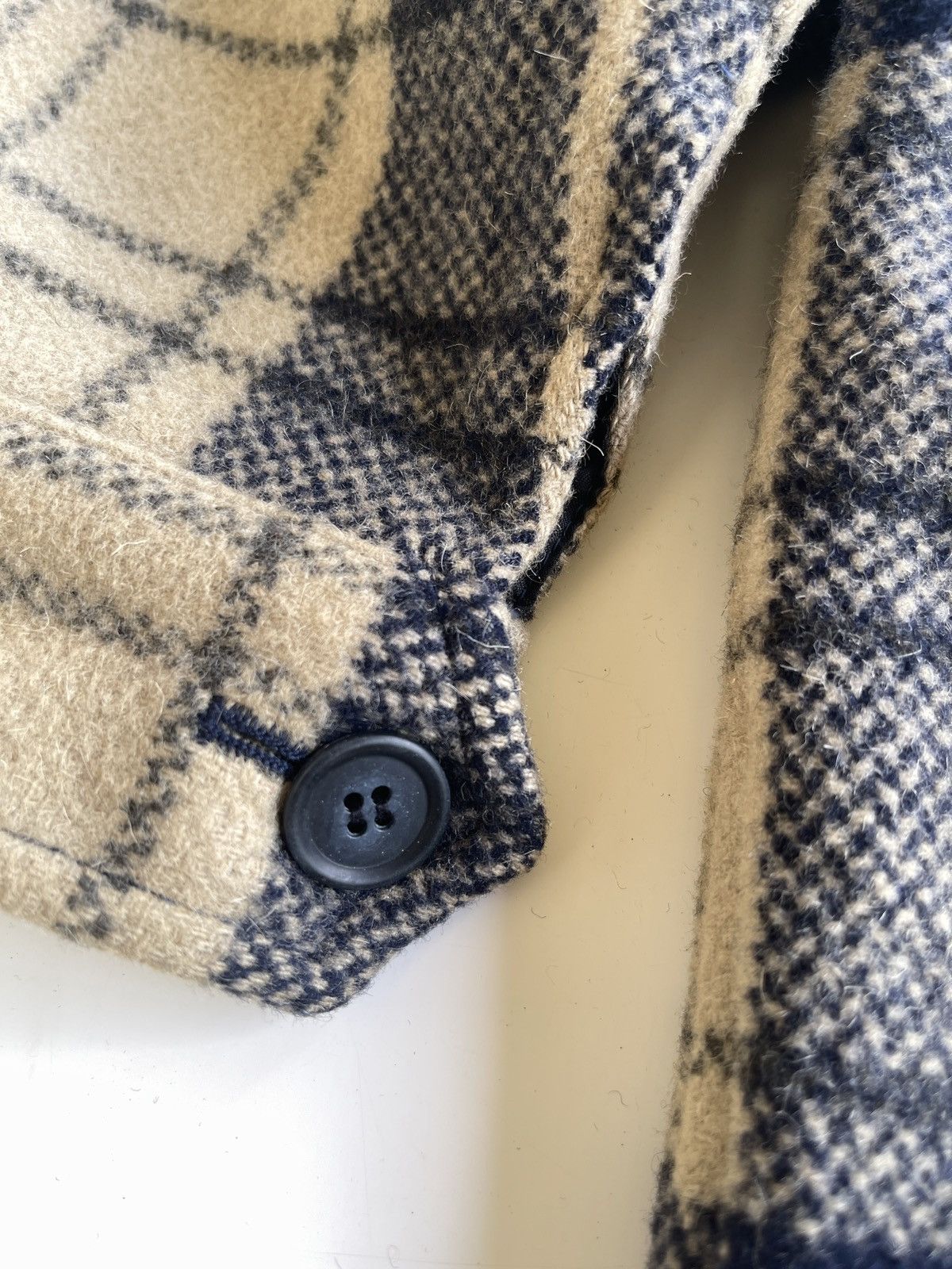 Japanese Brand Oshkosh Classic Wool Plaid Zipper Jacket Size US M / EU 48-50 / 2 - 13 Thumbnail