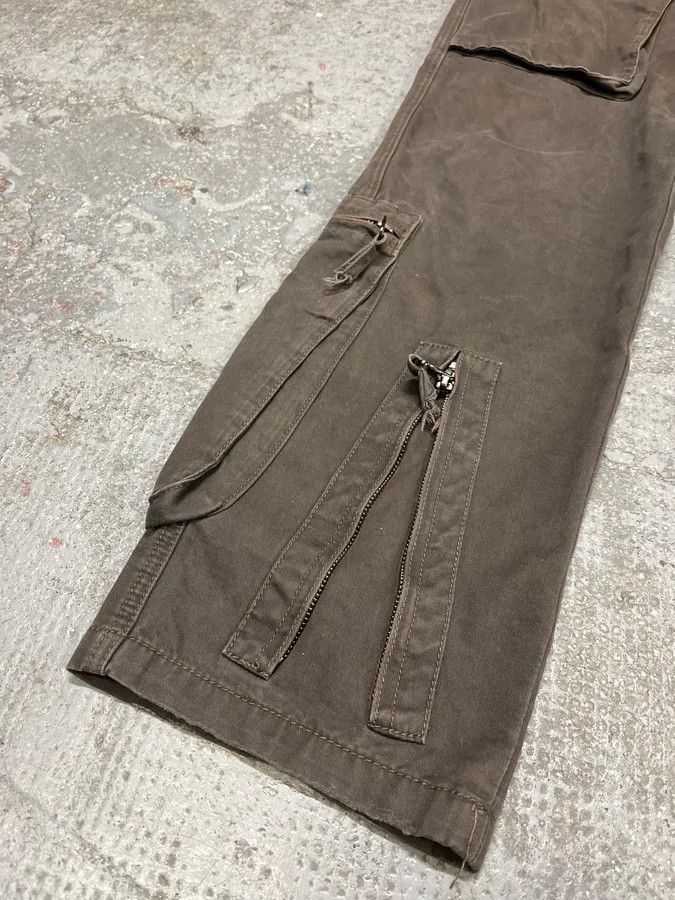 Armani 2000s Armani Multi Pockets Cargo Olive Obscure Pants Size US 34 / EU 50 - 7 Thumbnail