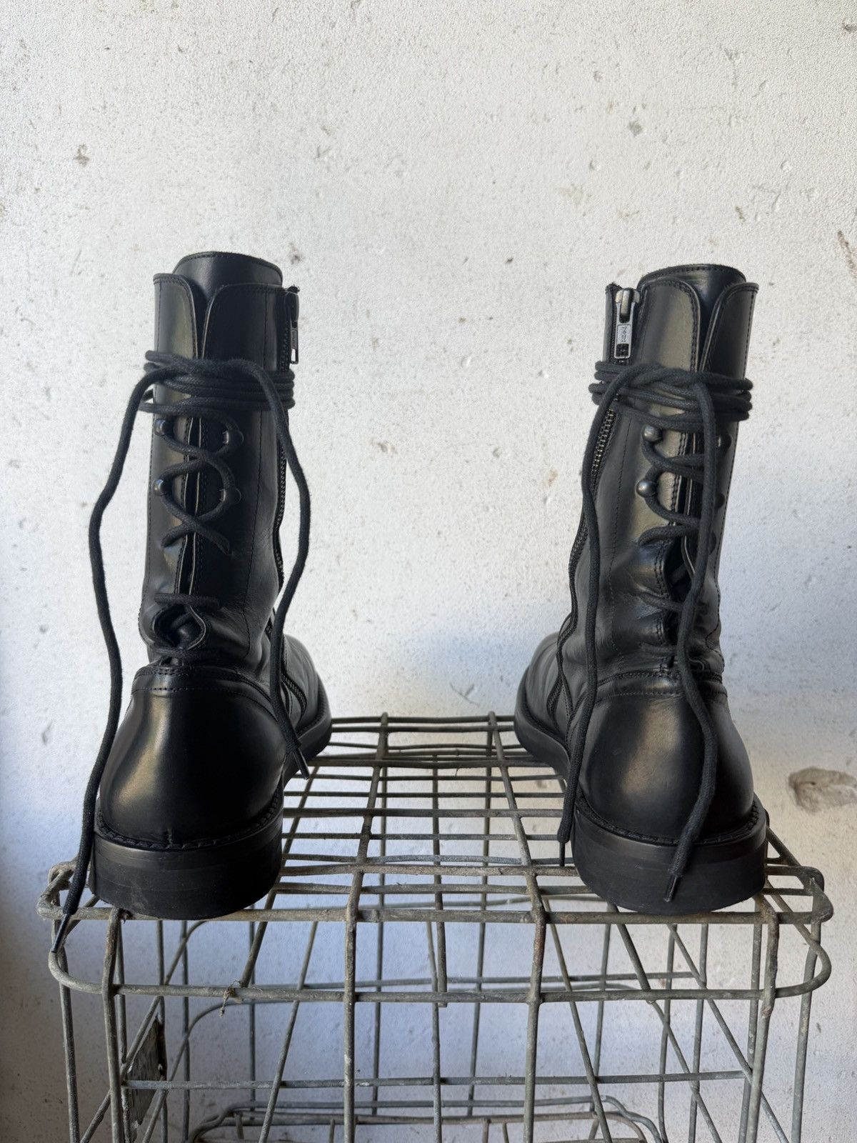 Ann Demeulemeester Ann demeulemeester back lace boots size 46 Size US 13 / EU 46 - 5 Thumbnail