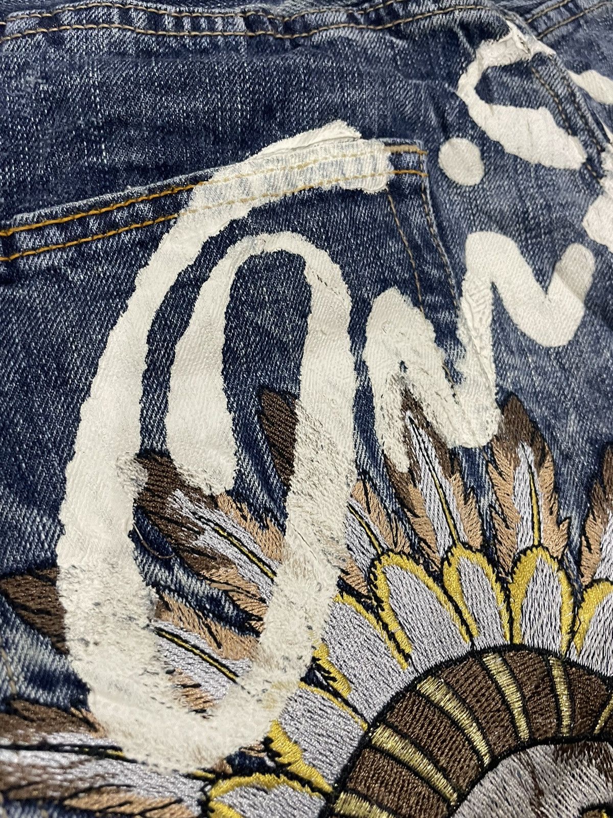 Japanese Brand Japanese Skull Generimo Oni Jeans Size US 30 / EU 46 - 19 Thumbnail