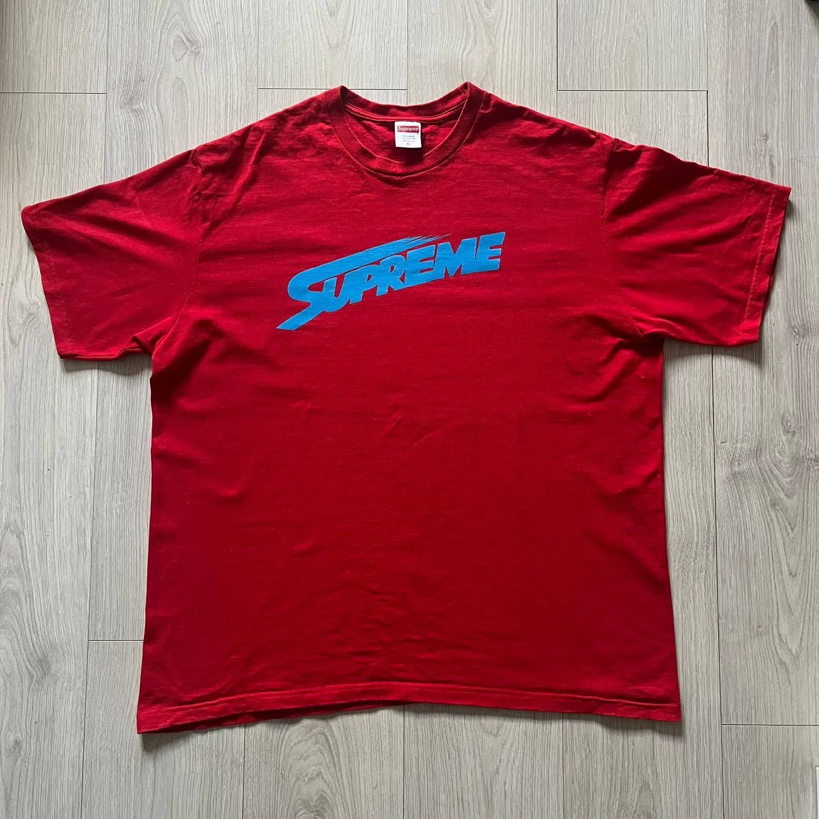 Supreme Supreme Mont Blanc Red Tee Size US XL / EU 56 / 4 - 1 Thumbnail