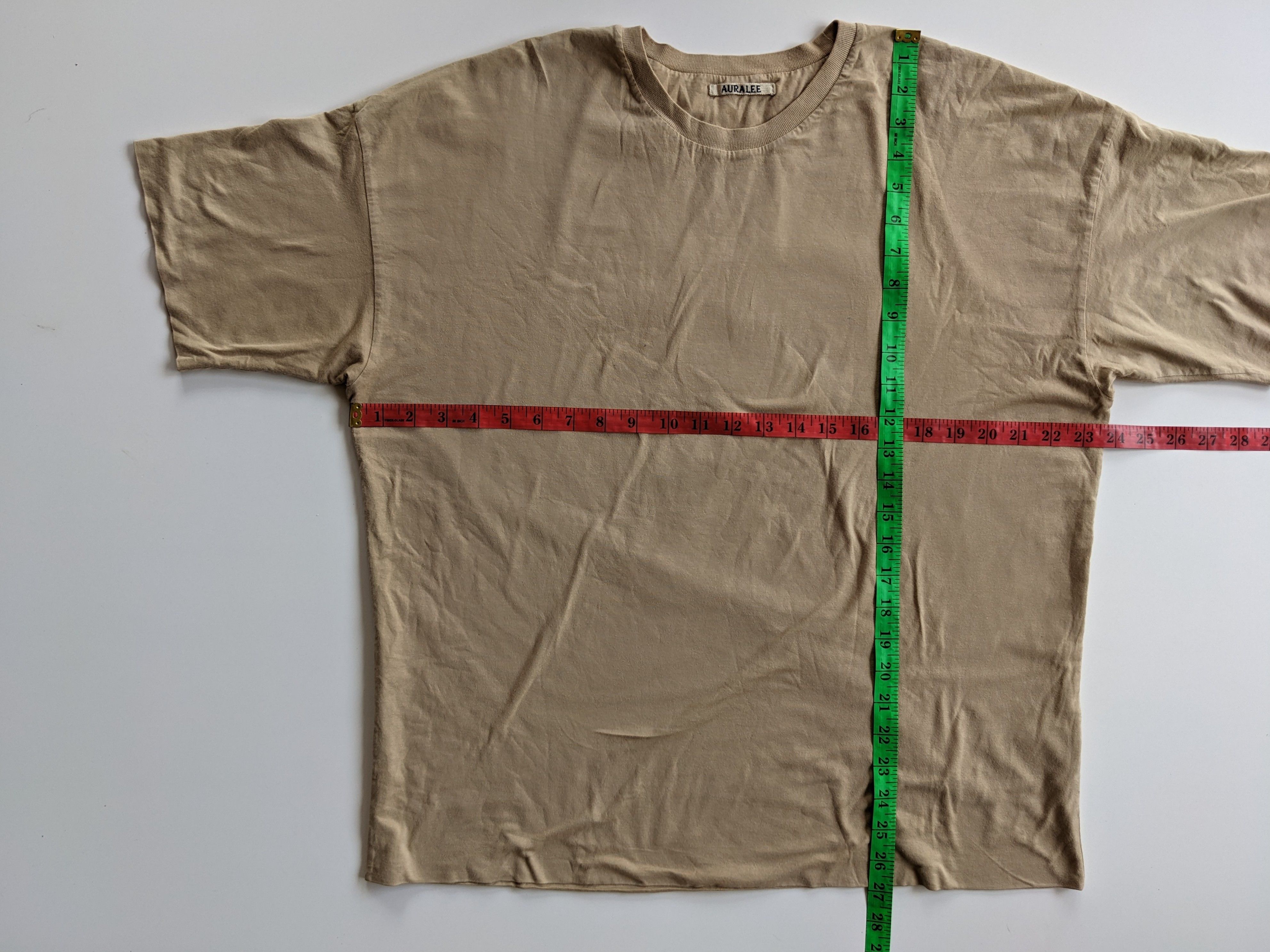 Auralee Auralee nude plain oversized tee Size US L / EU 52-54 / 3 - 6 Thumbnail