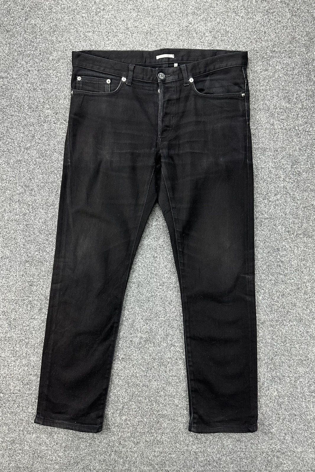 Image of Dior Slim Cotton Jeans Black, Men's (Size 30)