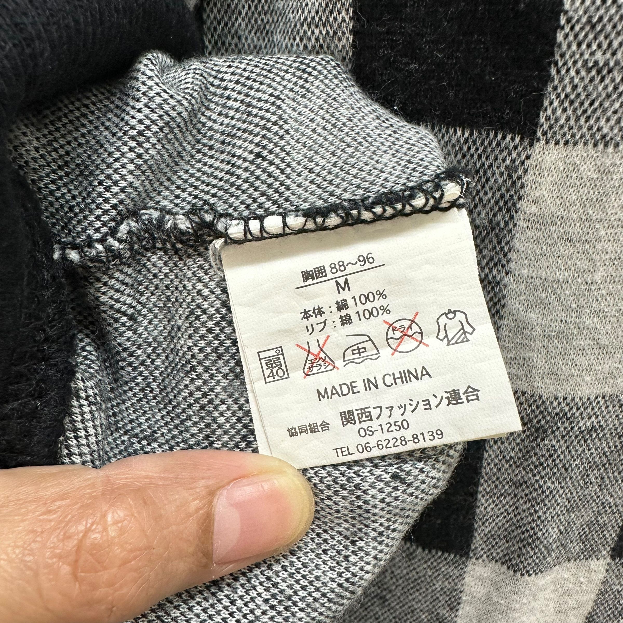 Rusty RUSTY Embroidery Small Logo Checked Cardigan #A4-0079 Size M / US 6-8 / IT 42-44 - 8 Thumbnail