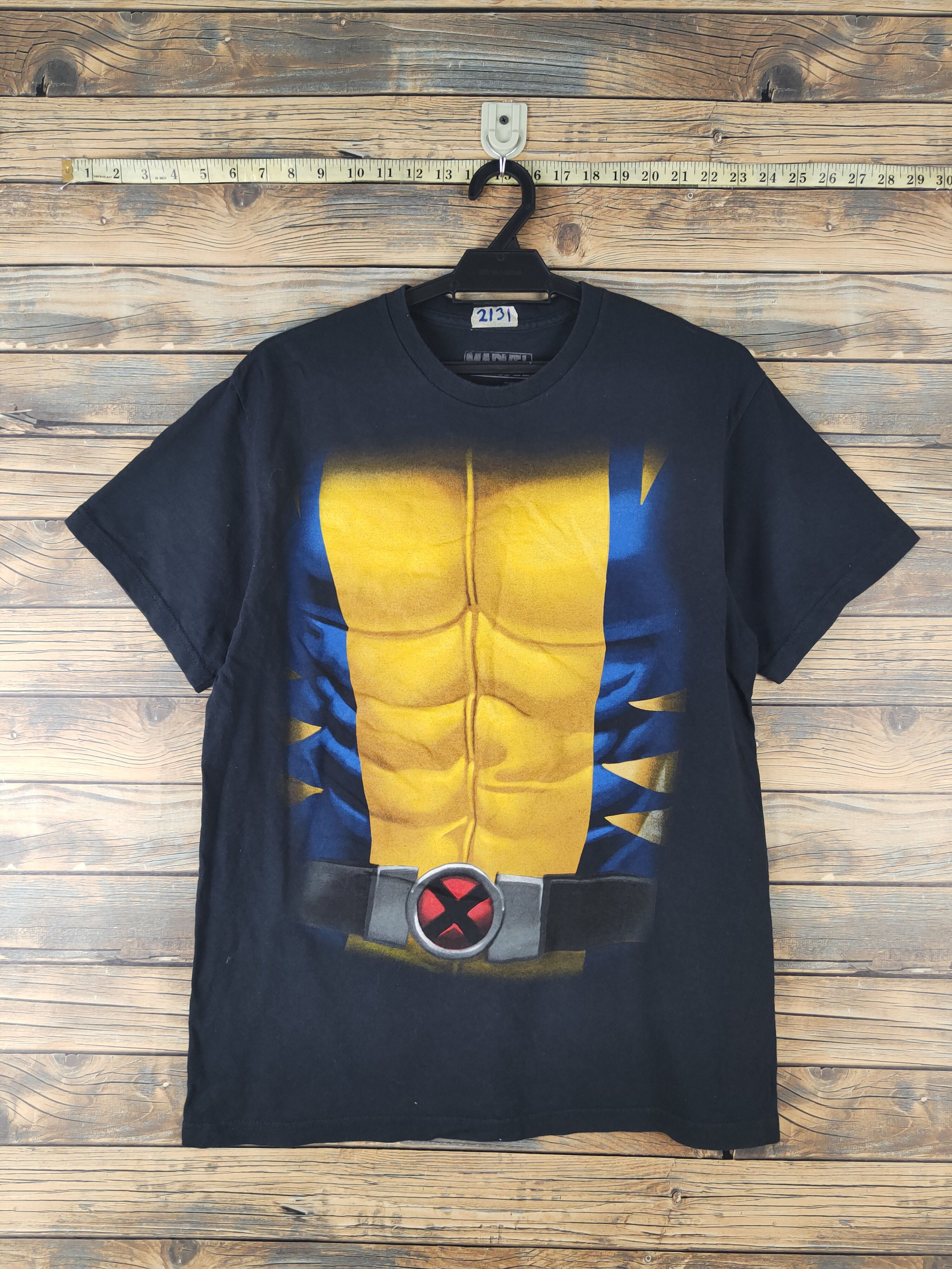 Japanese Brand × Marvel Comics × Vintage DL Marvel Black Wolverine Short Sleeve T-shirt #2131 Size US M / EU 48-50 / 2 - 1 Thumbnail