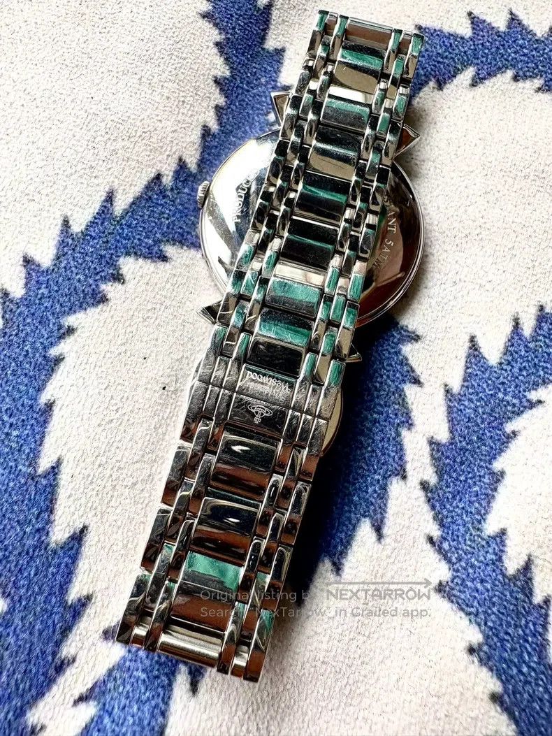 Vivienne Westwood Vivienne Westwood Pink Saturn dial silver bracelet watch Size ONE SIZE - 3 Thumbnail