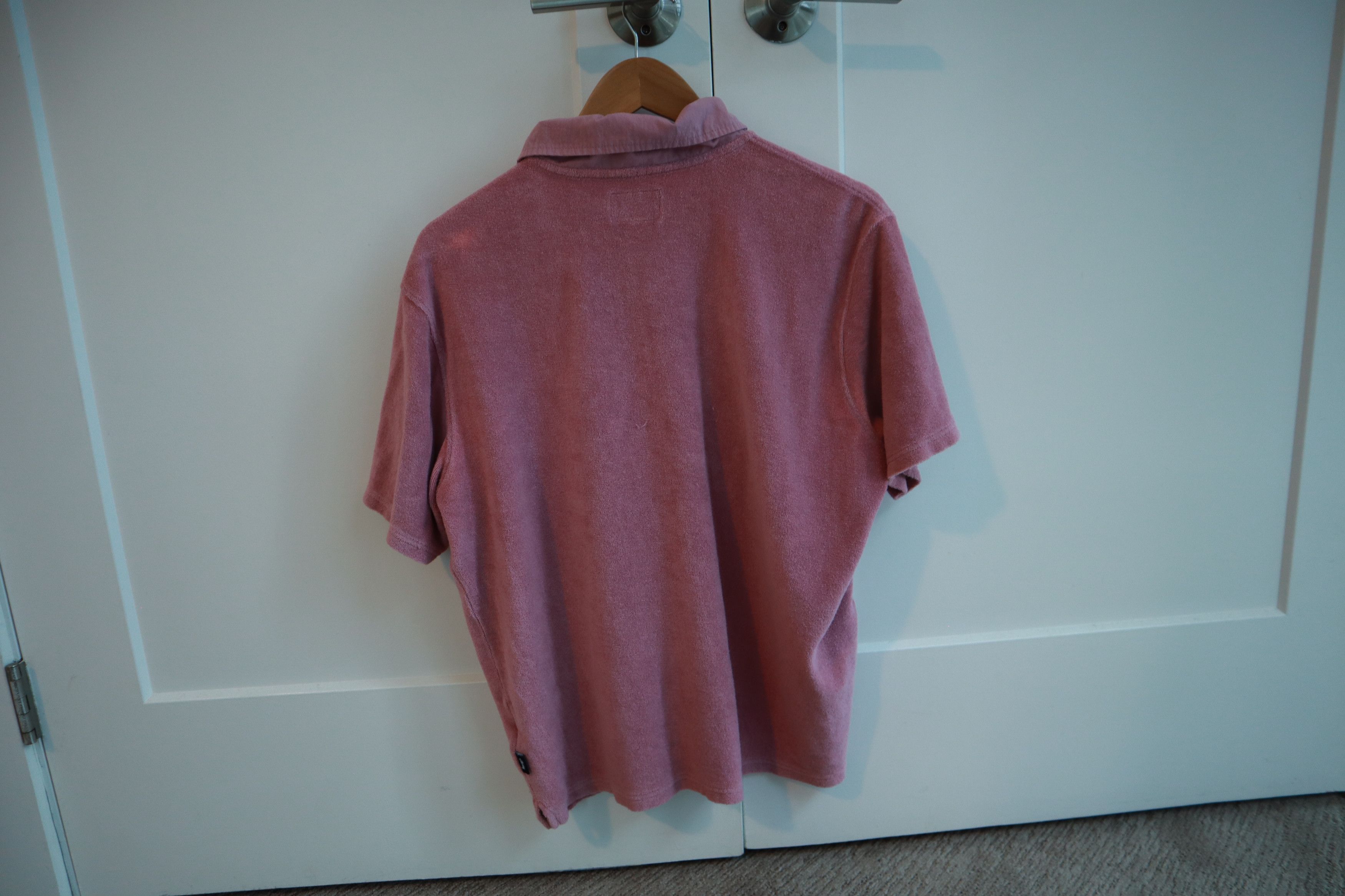 Stussy Stussy Pink Terrycloth Short Sleeve Button Up Size US M / EU 48-50 / 2 - 3 Thumbnail