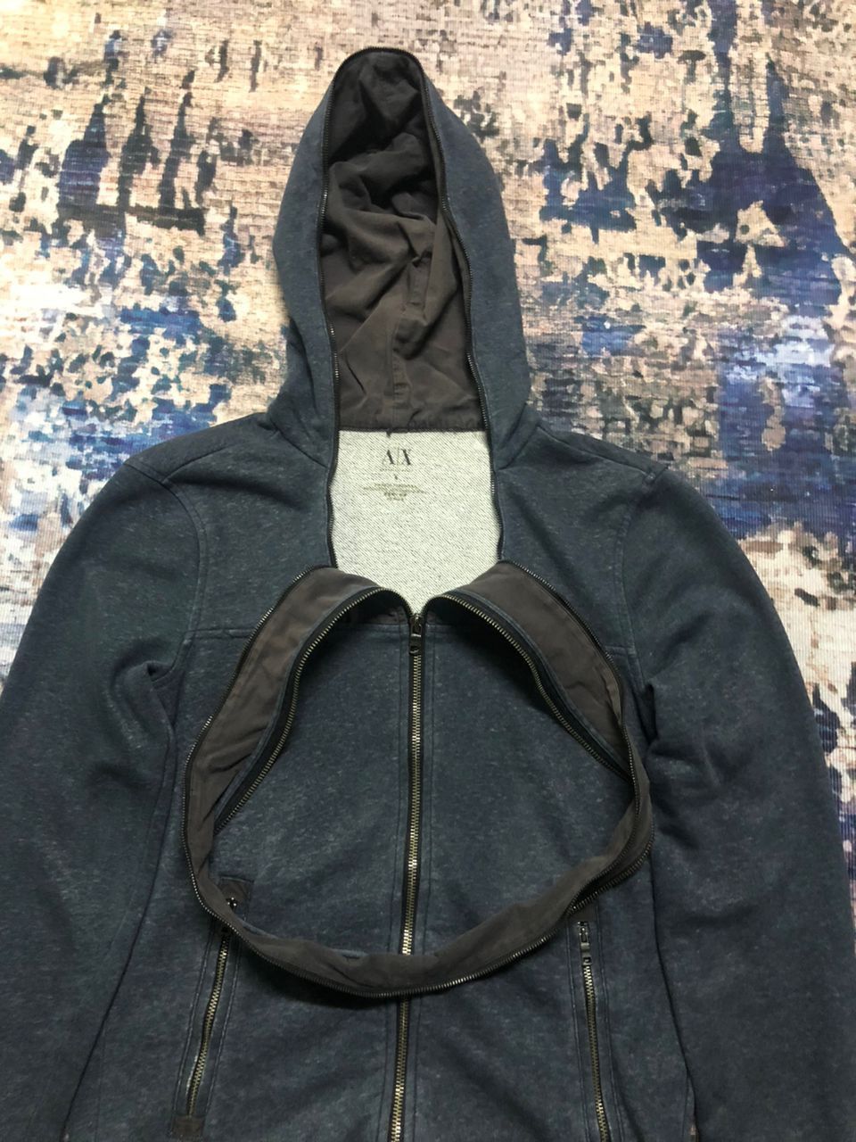 Armani Exchange Sick Y2K Armani Exchange Full Zip Hoodie Rare Size US S / EU 44-46 / 1 - 11 Thumbnail
