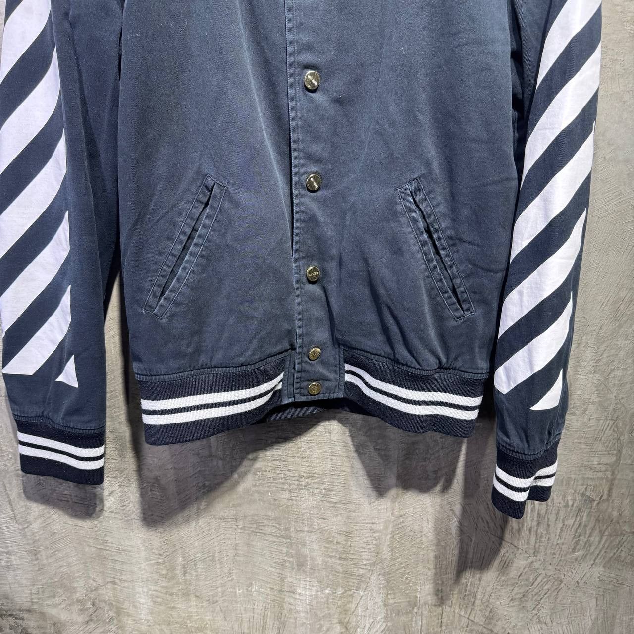Off-White Off-White “Blue collar” Bomber jacket rare piece Size US M / EU 48-50 / 2 - 11 Thumbnail