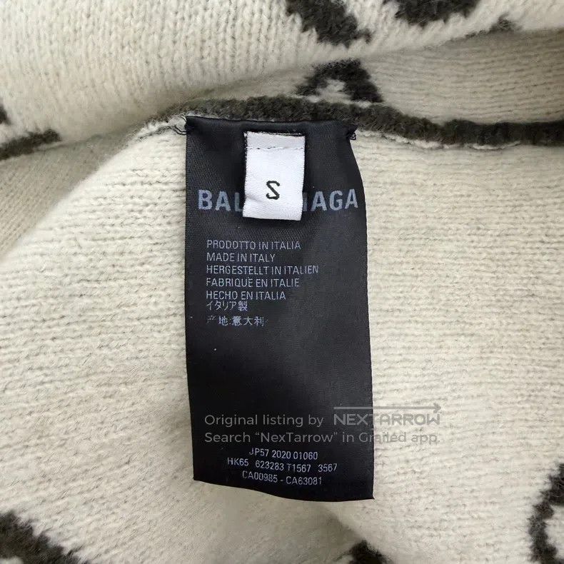 Balenciaga Balenciaga Olive Green Full Print Bullet Print Size US L / EU 52-54 / 3 - 2 Thumbnail