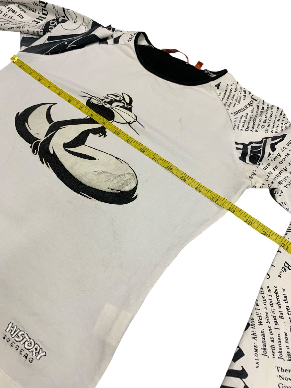 Iceberg Vintage Iceberg X Looney Tunes Warner Bros Longsleve T Shirt Size M / US 6-8 / IT 42-44 - 8 Thumbnail