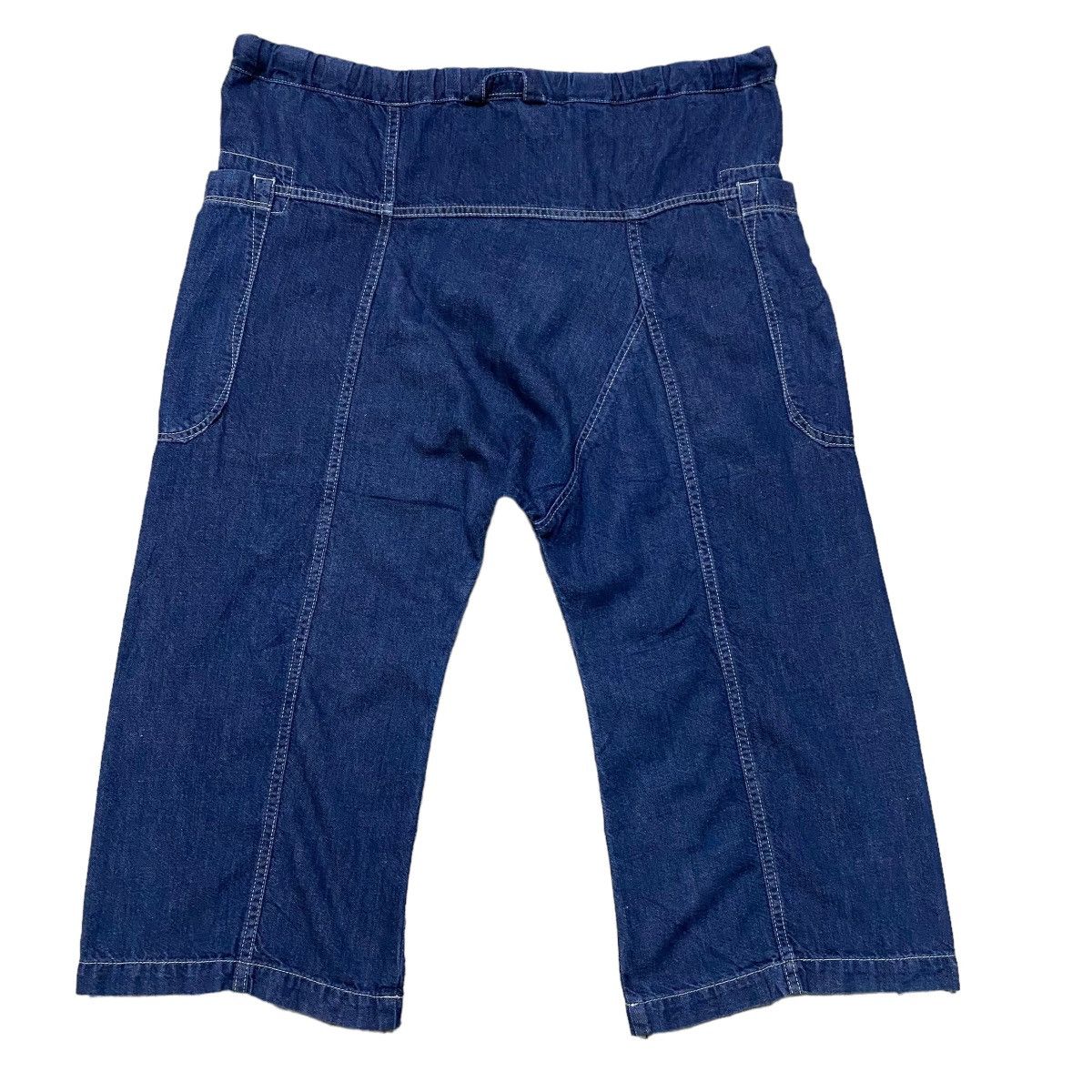 TIGRE BROCANTE BROCANTE Denim Cropped Pants Drawstring Size US 32 / EU 48 - 2 Thumbnail