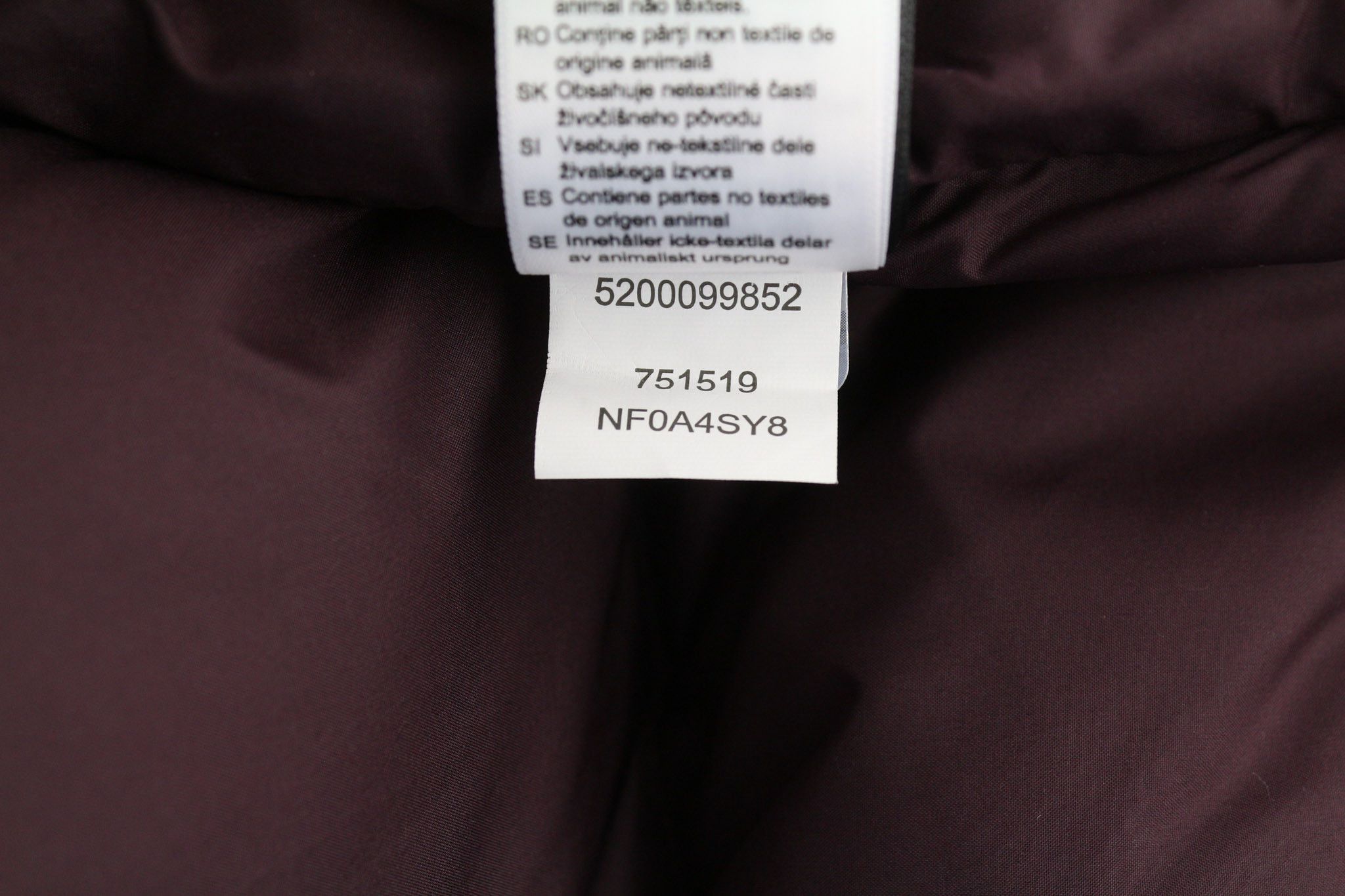 The North Face CANYON L 550 Down Insulated Quilted Burgundy Jacket 82306 Size L / US 10 / IT 46 - 13 Thumbnail