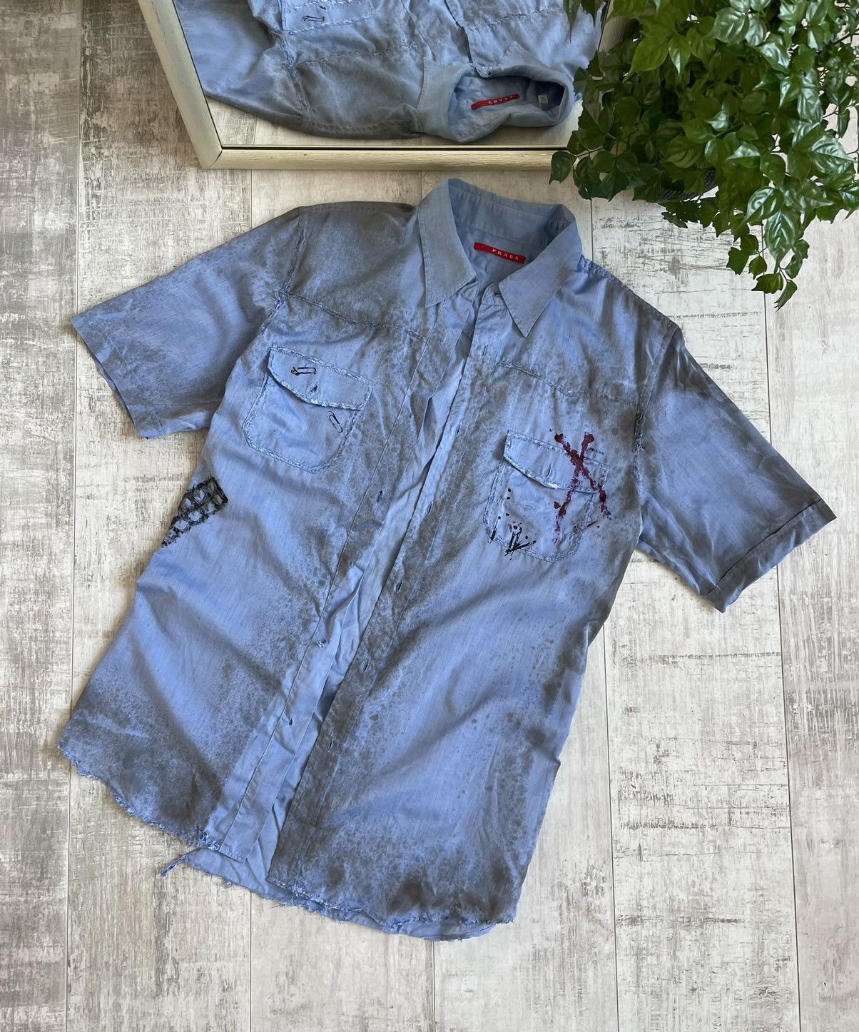 Prada Prada Shirt Very Rare RN.98339-CA.34767 | Grailed