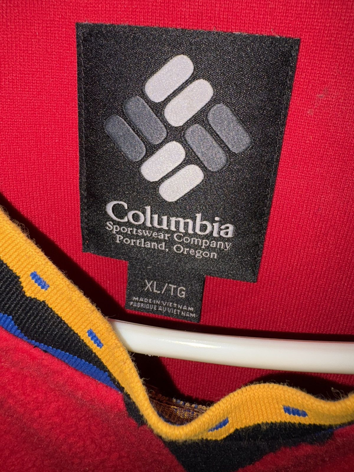 Columbia Columbia Wapitoo Fleece Red Retro Sweatshirt Size US XXL / EU 58 / 5 - 5 Thumbnail
