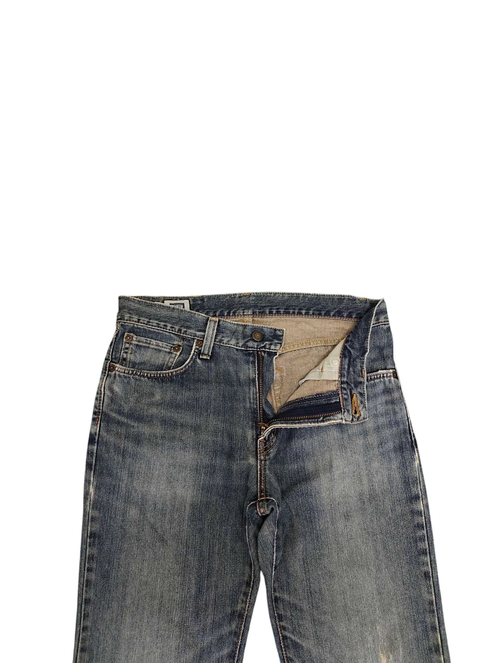 Kapital Vintage Edwin 403 Clawmark Distress Denim Jeans Size US 30 / EU 46 - 7 Thumbnail