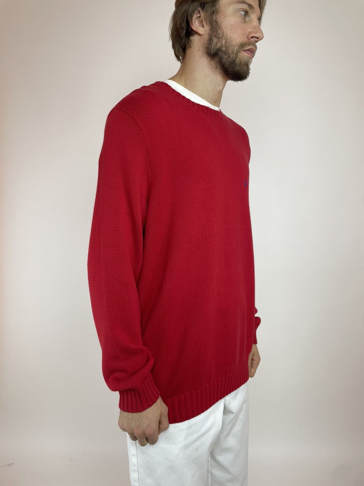 Polo Ralph Lauren × Vintage Polo Ralph Lauren Vintage Cotton sweater Mens size XL TALL Size US L / EU 52-54 / 3 - 6 Thumbnail