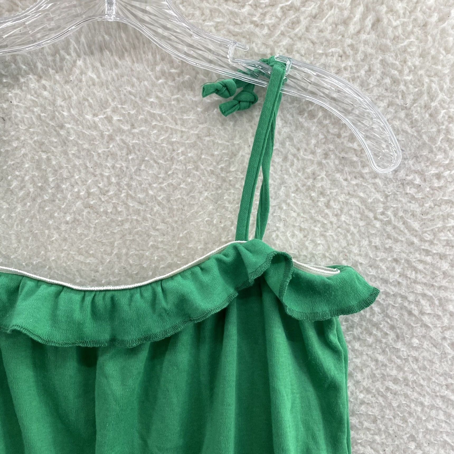 Vintage VINTAGE Y2K Camisole Tank Top M Green Boho Fairy Grunge Whimsigoth Topic Knits Shirt Mens Womens Size M / US 6-8 / IT 42-44 - 3 Thumbnail