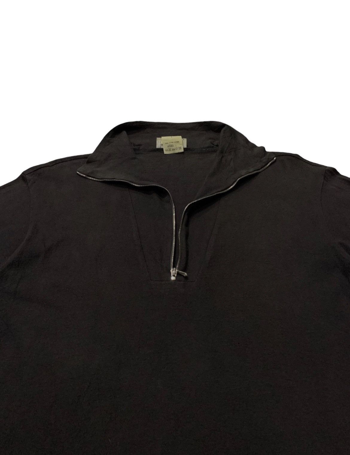 Vintage × agnes b. Vintage Agnes B. Half Zipper Riri Turtle Neck L/S Tshirt Size M / US 6-8 / IT 42-44 - 5 Thumbnail