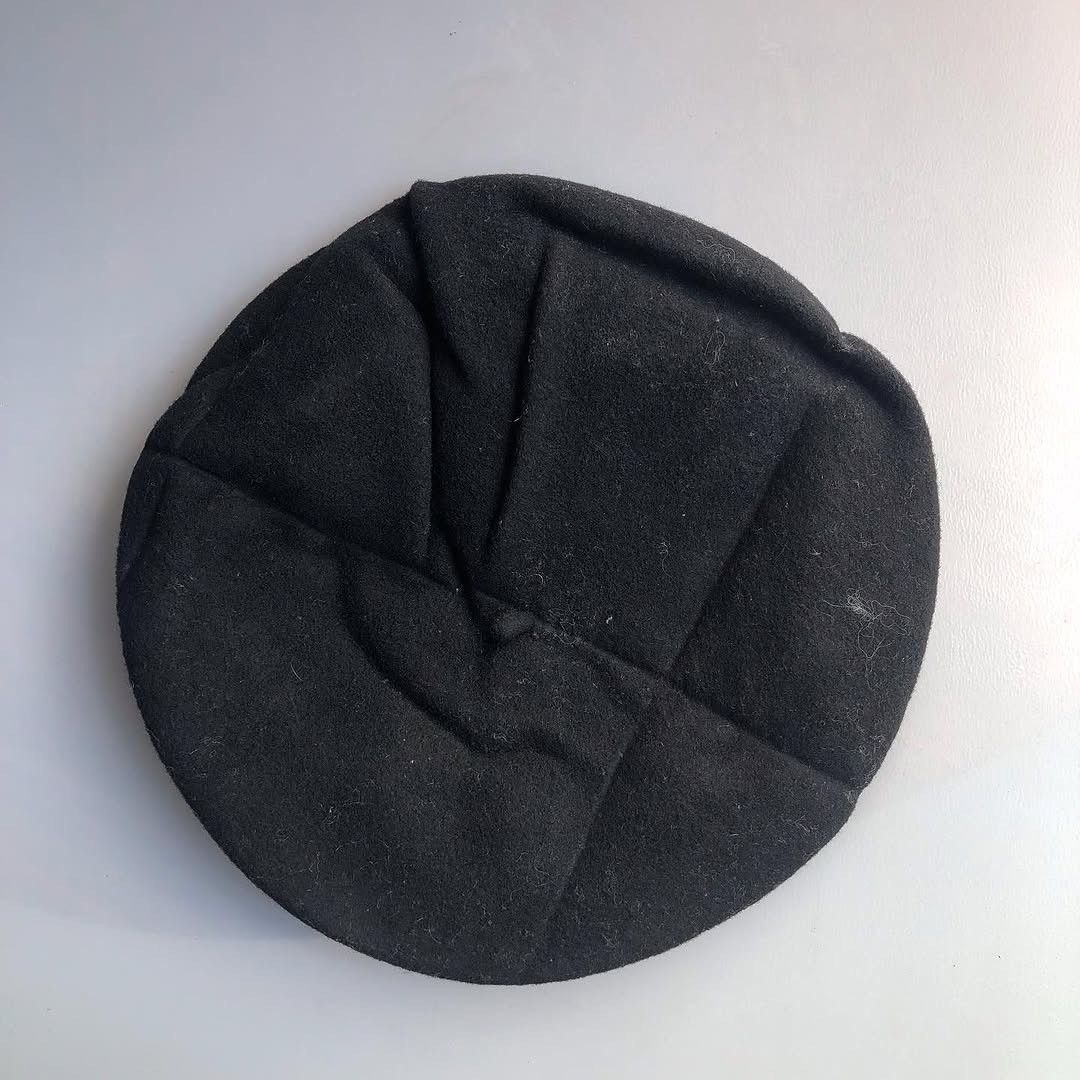 Designer × Vintage French beret hat Etcheq black stussy kangol like stussy Size ONE SIZE - 6 Thumbnail