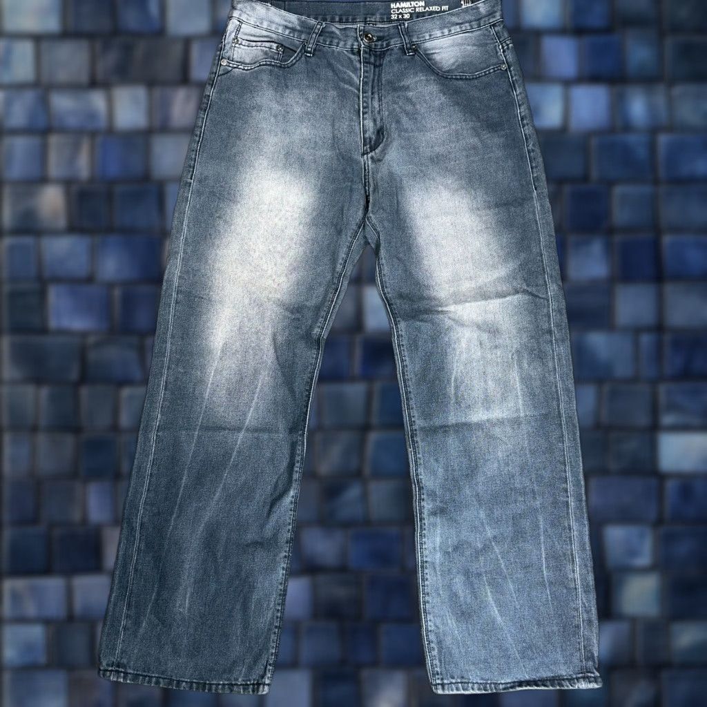 Sean John Sean John Jeans Mens 32 Medium Wash Cotton Blend Hamilton Classic Relaxed Fit Denim Straight 5-Pocket Mens Regular Blue Color Brand: Sean John Size US 32 / EU 48 - 1 Thumbnail