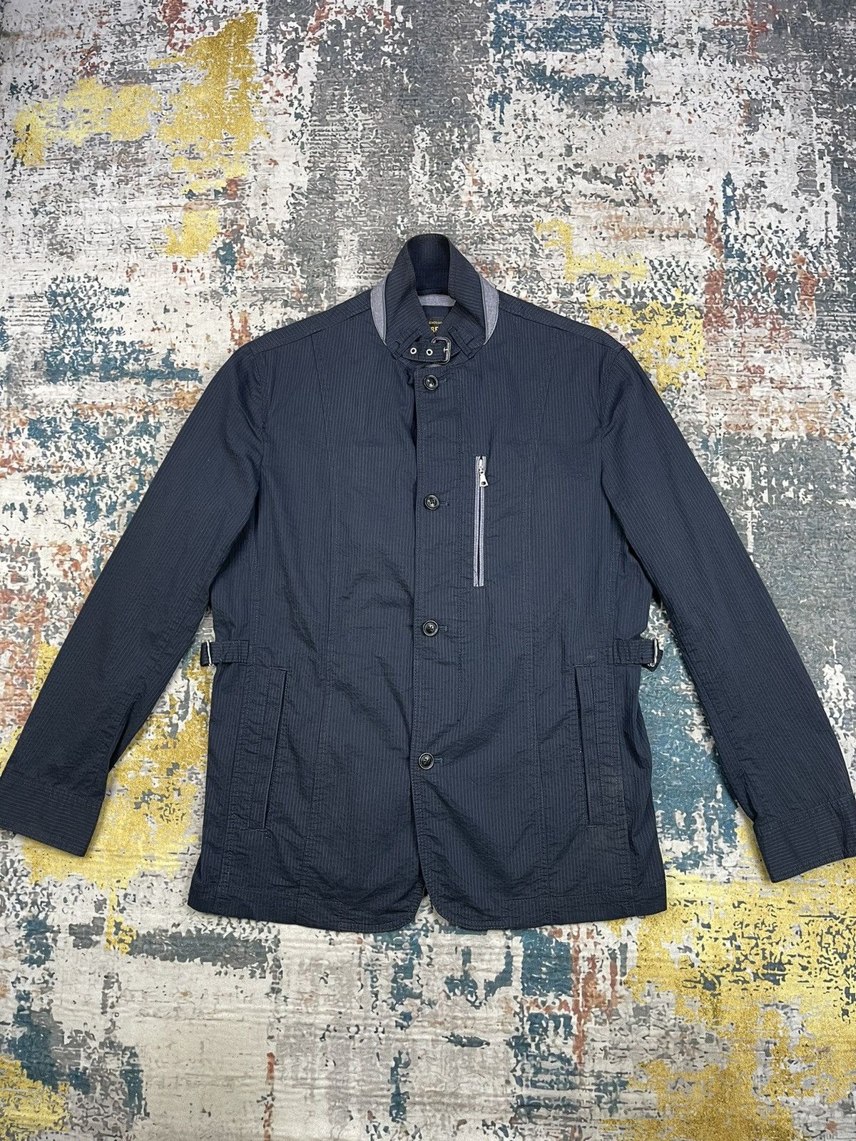 McGregor McGregor Striped Half Belted Sport Jackets Size US M / EU 48-50 / 2 - 2 Thumbnail