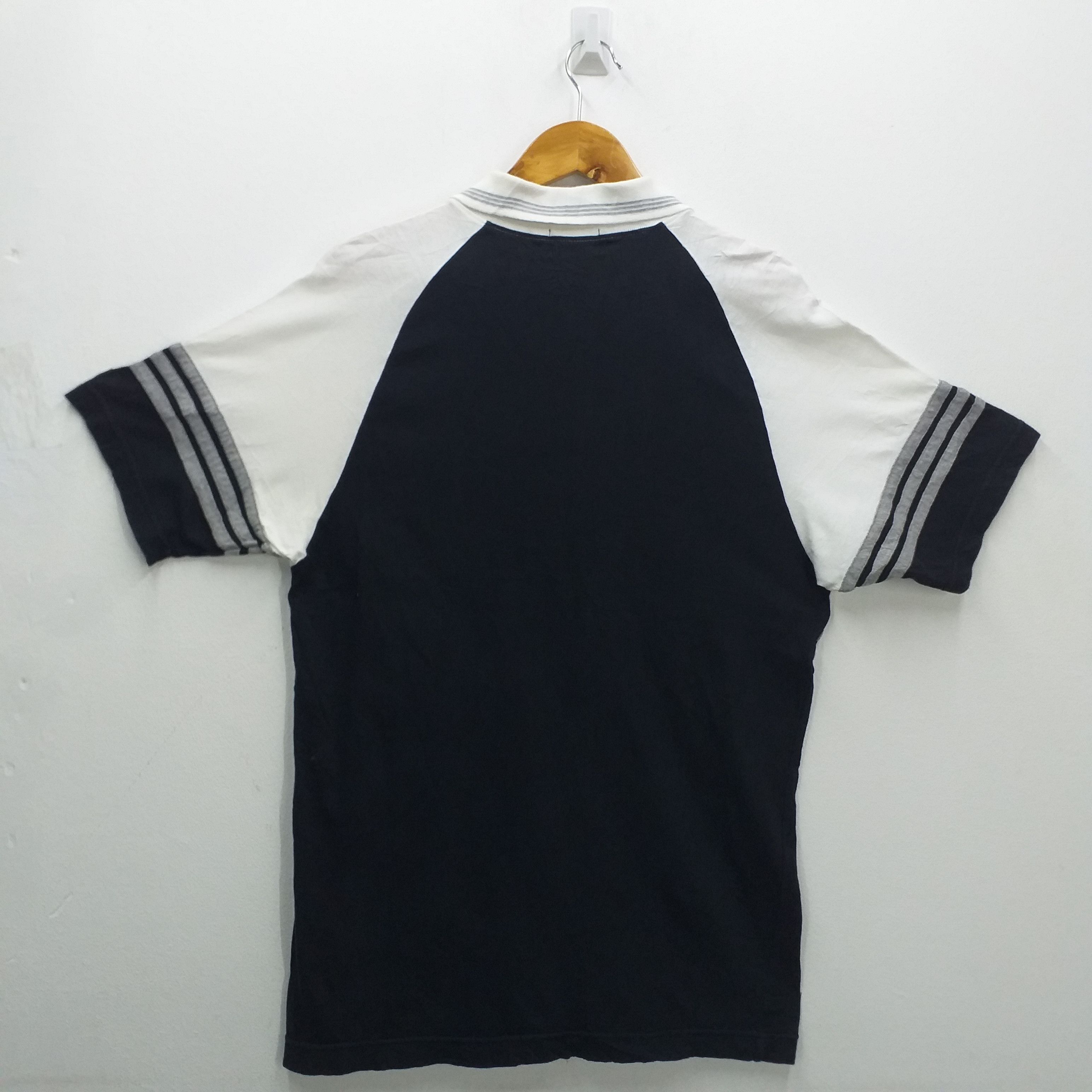 Adidas Vintage Adidas Button Large Tee -E036 Size US L / EU 52-54 / 3 - 2 Thumbnail