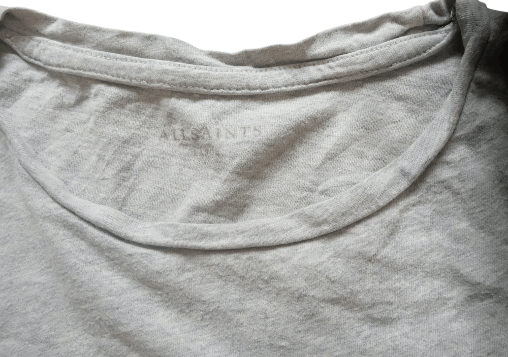 Allsaints AllSaints T-Shirt Grey Embroidered Logo Size US L / EU 52-54 / 3 - 3 Thumbnail