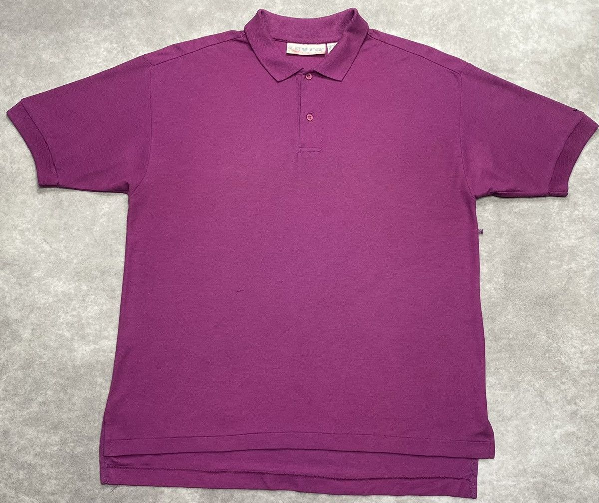 Levi's 90’s Vintage Levi’s Pink Magenta Polo Shirt Size US L / EU 52-54 / 3 - 1 Thumbnail