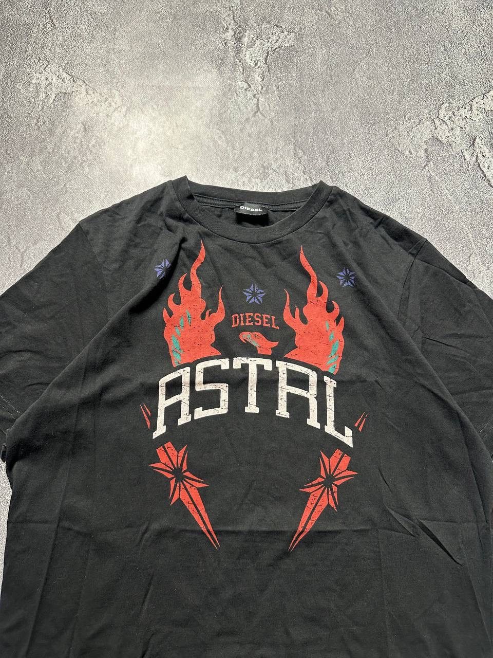 Diesel × Vintage Astral Diesel T shirt Fire Black Size US S / EU 44-46 / 1 - 3 Thumbnail
