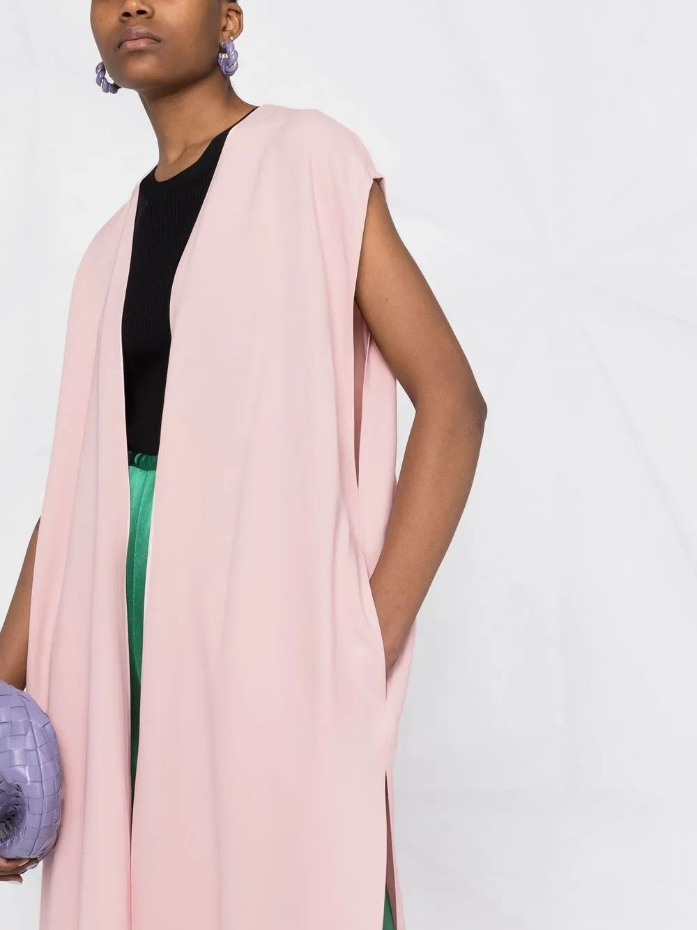 Valentino o1y0226 Open Vest in Pink Size XS / US 0-2 / IT 36-38 - 5 Thumbnail